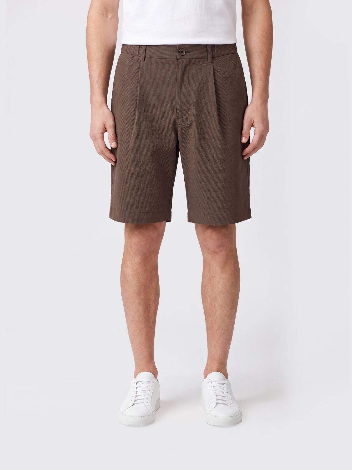 HERNO Shorts Men color Brown