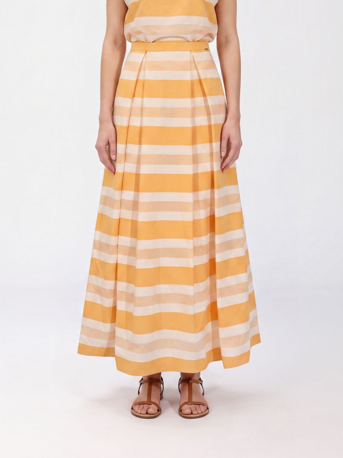 HERNO Skirt Woman color Yellow