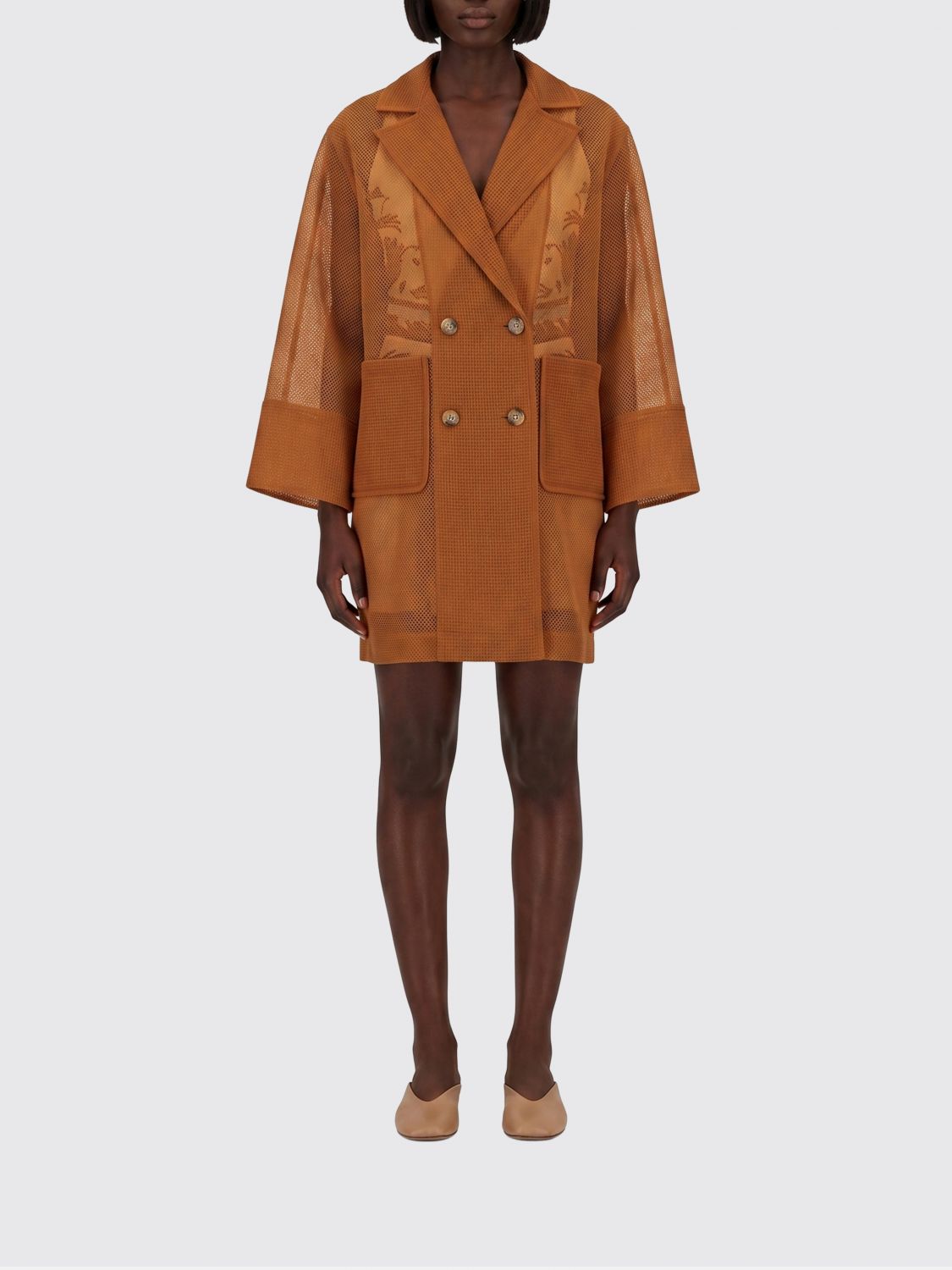 HERNO Jacket Woman color Orange