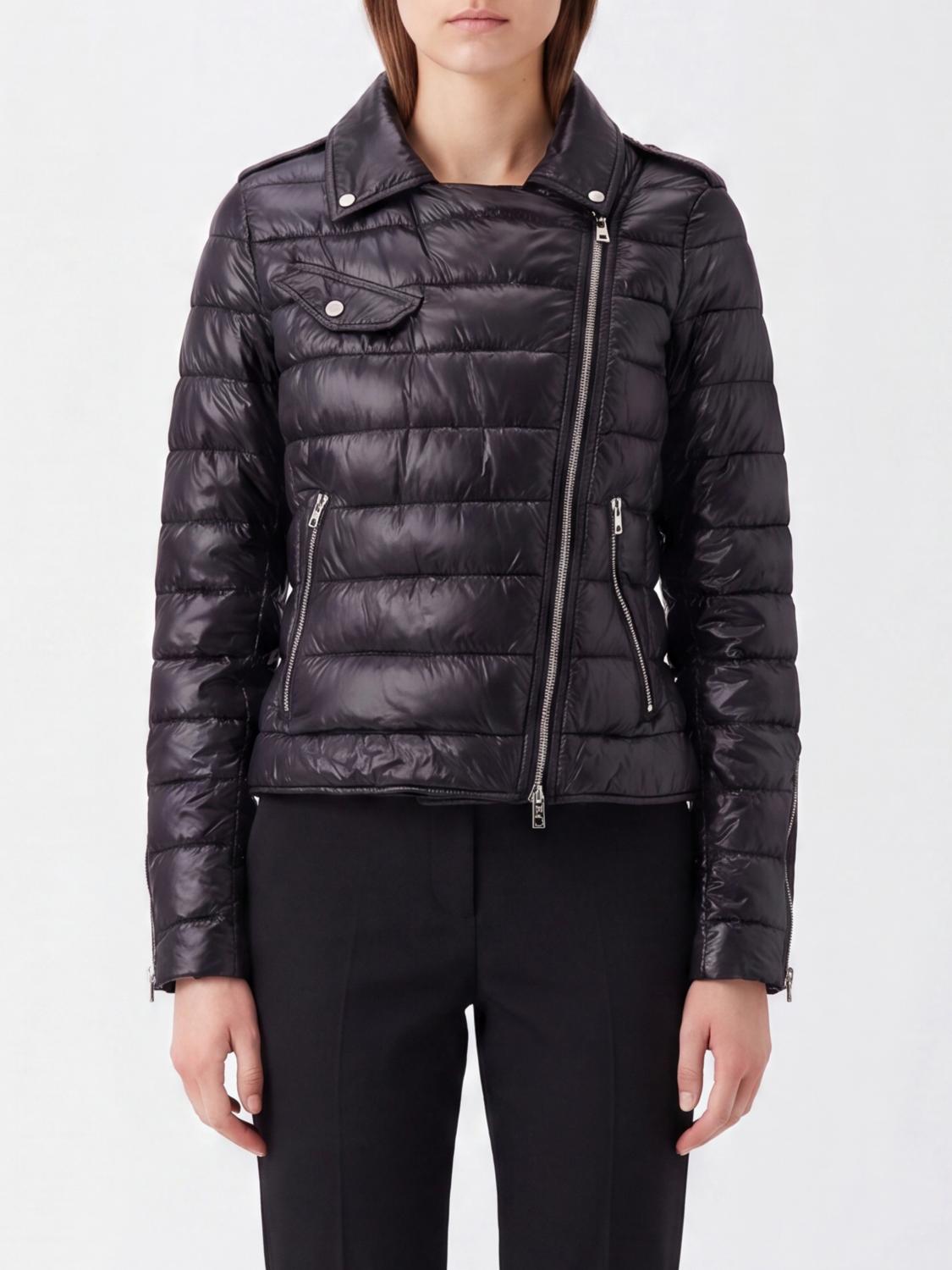HERNO Short Ultra-Light Nylon Biker Down Jacket with Asymmetrical Zip　HERNO 非対称ジップ付きショート超軽量ナイロン バイカー ダウン ジャケット HERNO