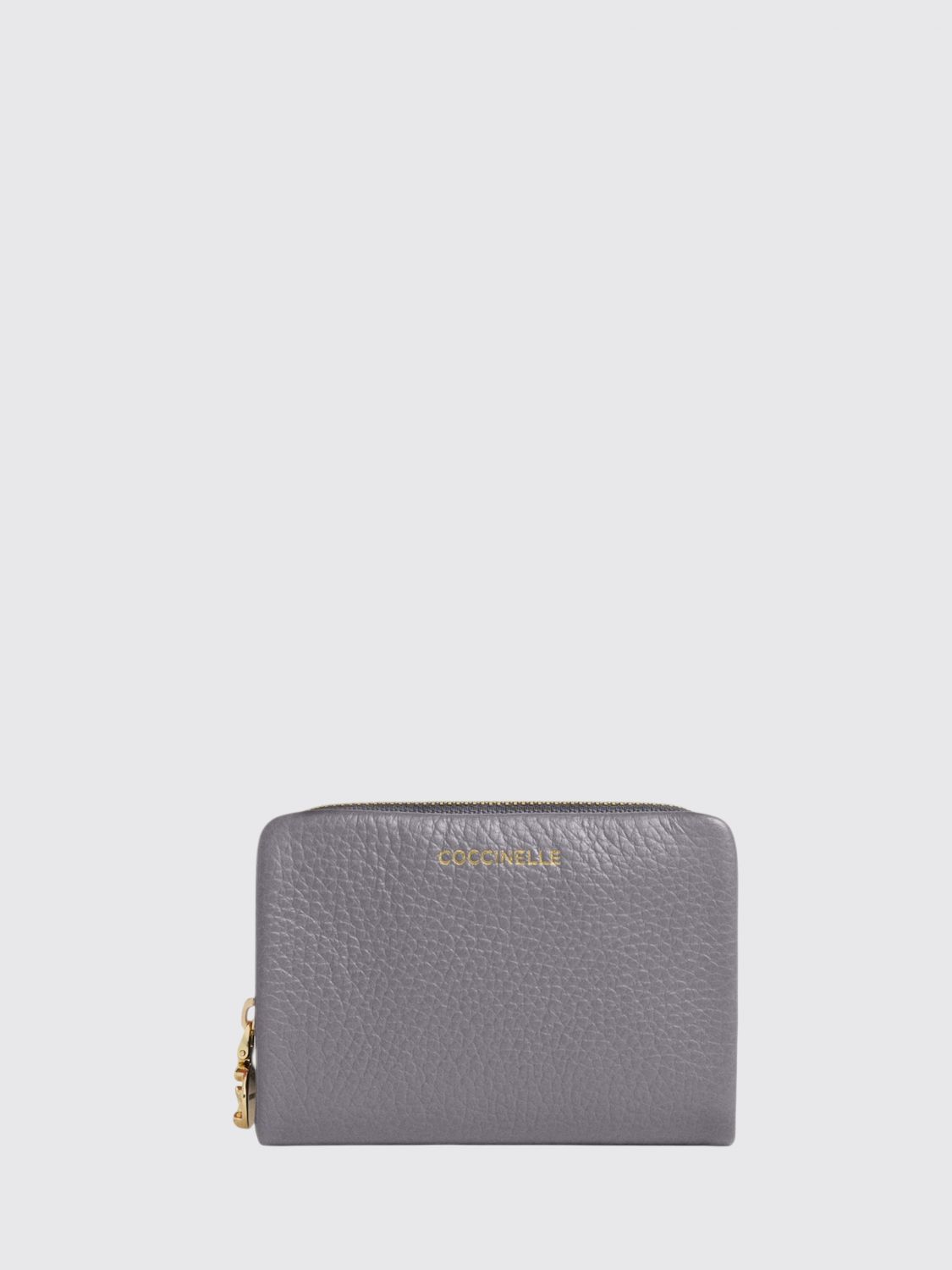 Coccinelle C-Me Softy Grained Leather Bifold Wallet with Zip