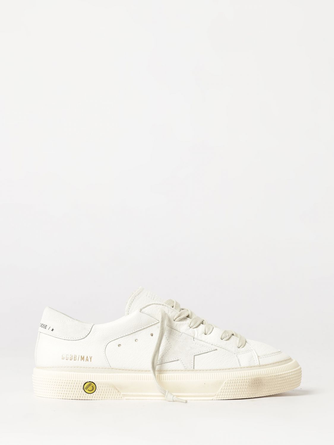 GOLDEN GOOSE May Leder-Sneakers für Jungen mit Distressed-Sohle