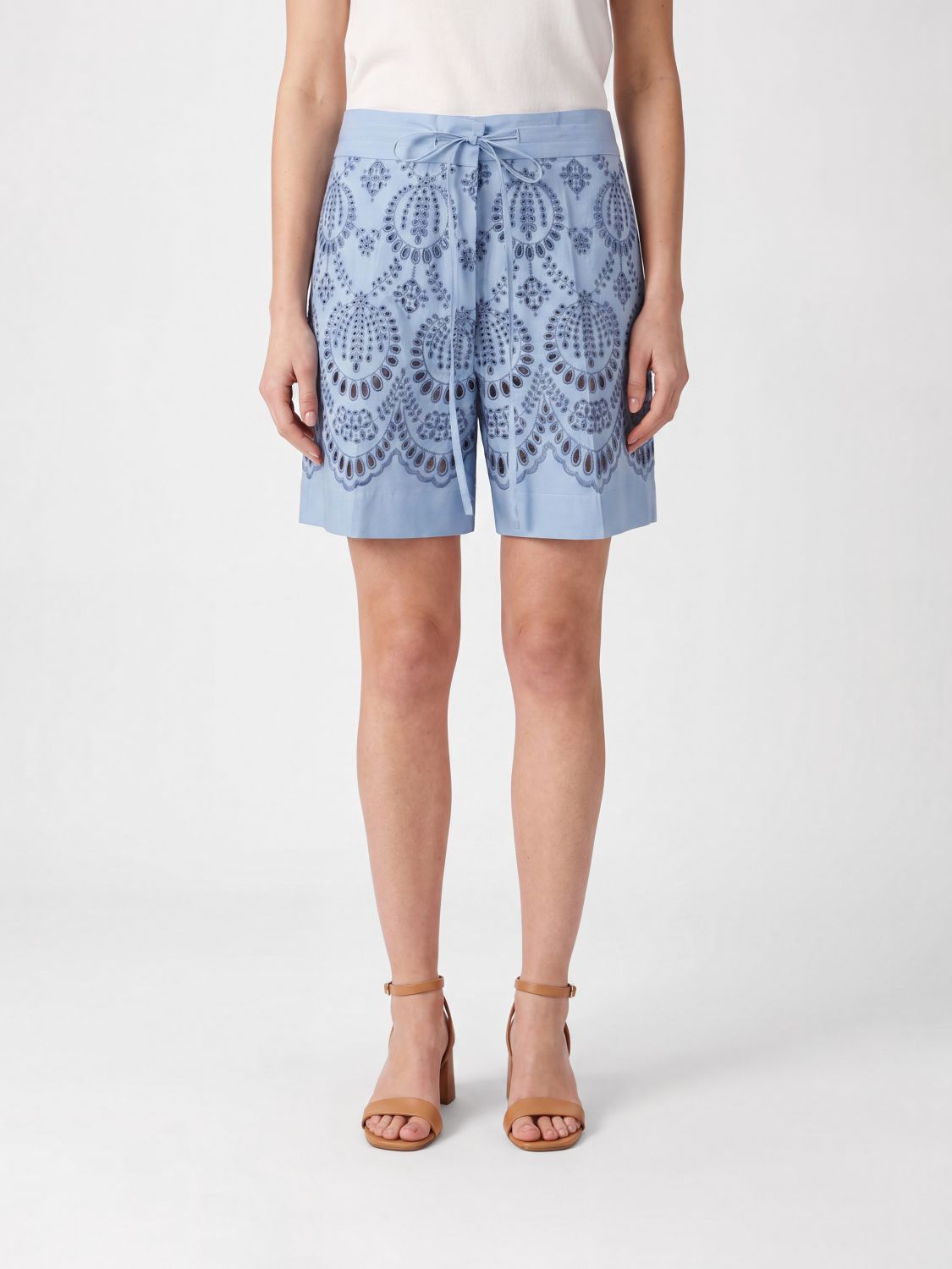 PAROSH Shorts Woman color Blue