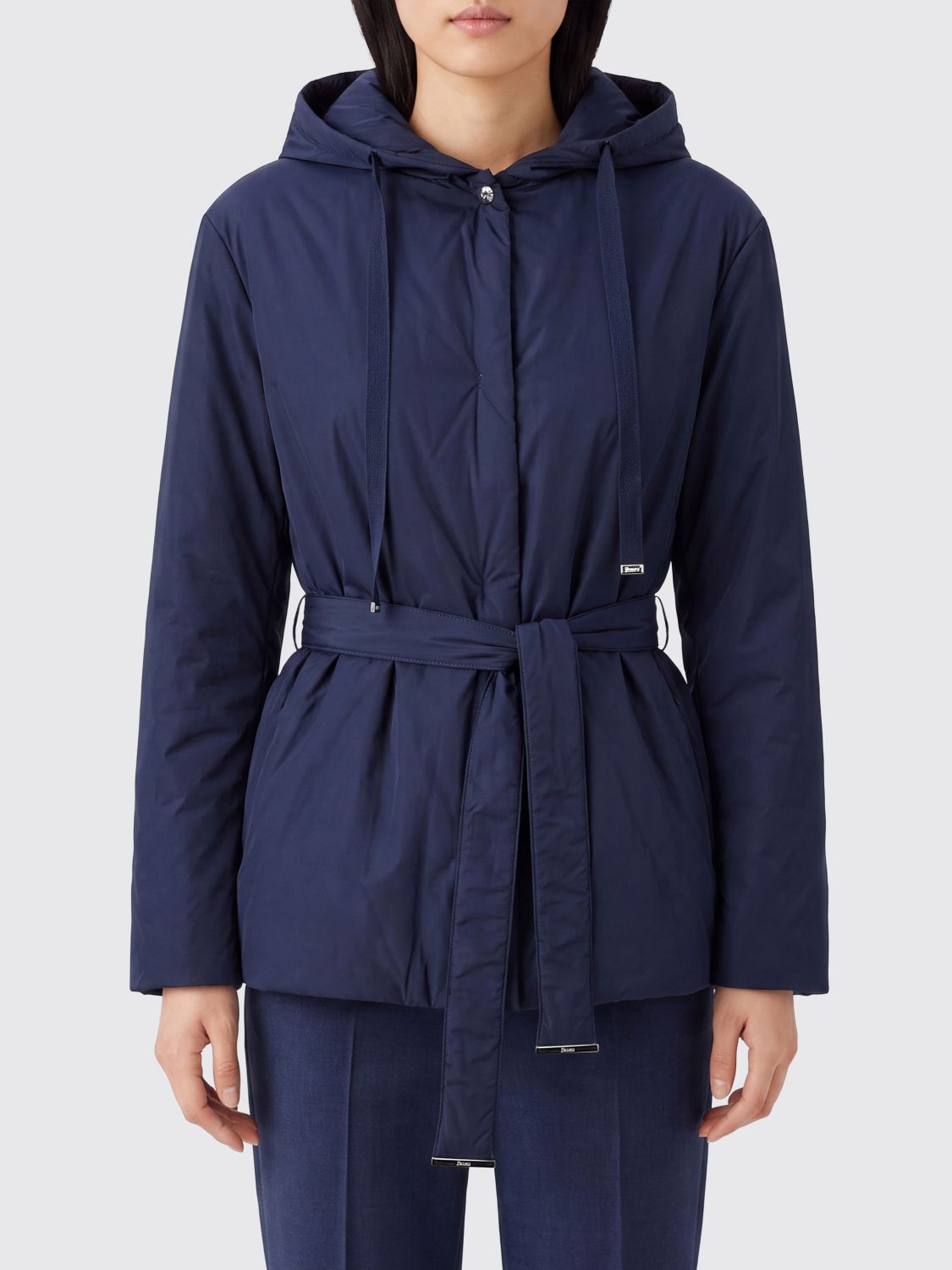 HERNO Jacket Woman color Blue