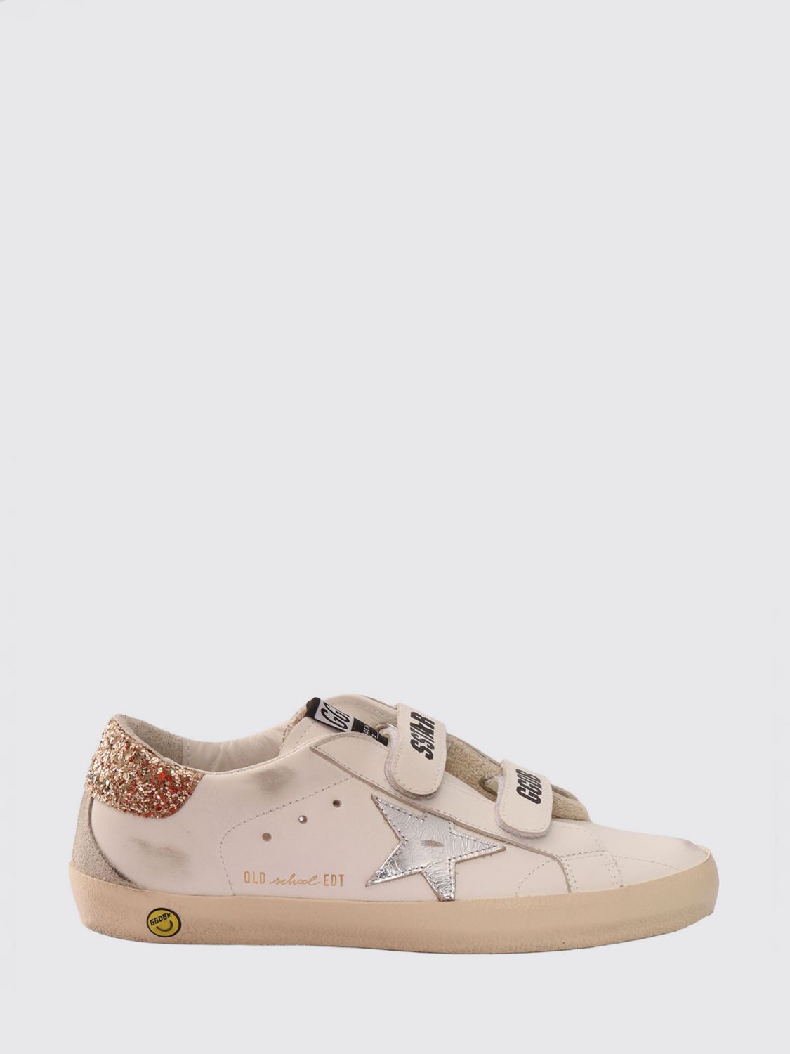 GOLDEN GOOSE Old School Sneakers für Jungen aus Leder mit Klettverschluss