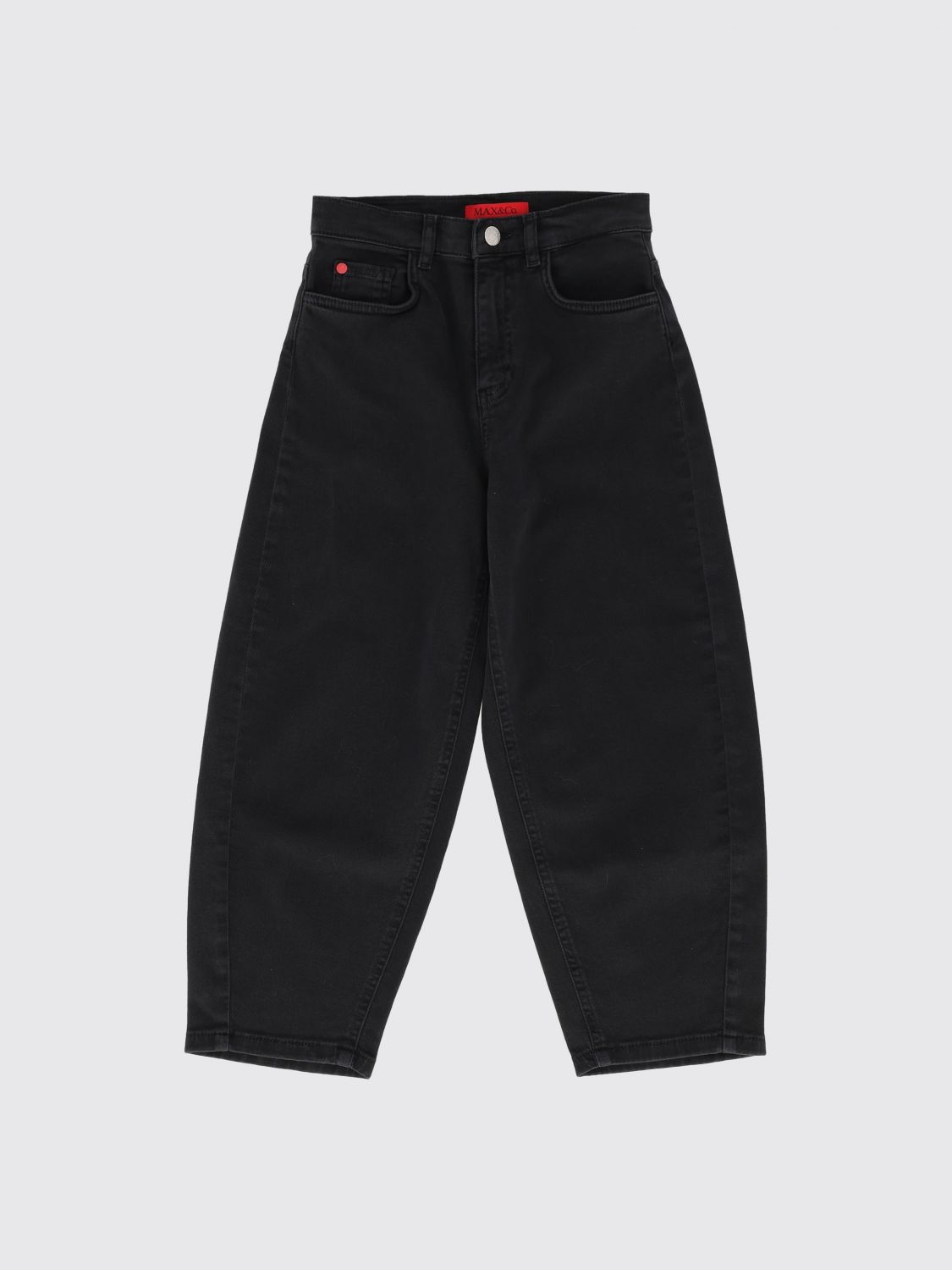 MAX & CO. KID Jeans mit weitem Bein und mittlerer Leibhöhe aus Stretch-Denim für Jungen