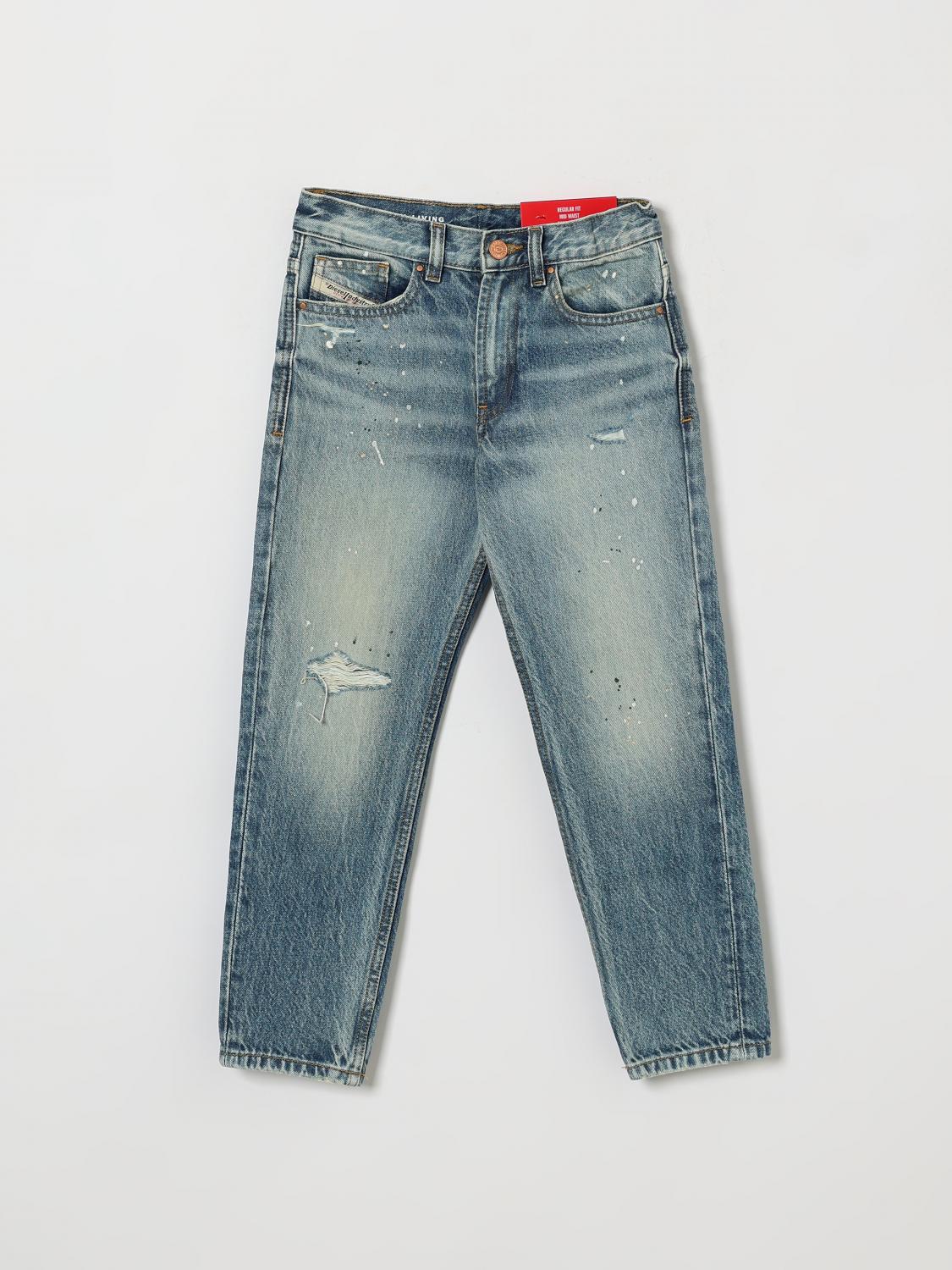 DIESEL Pants Kids color Denim