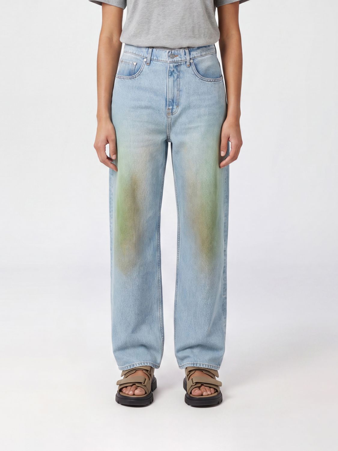 CAMPER Jeans Woman color Blue
