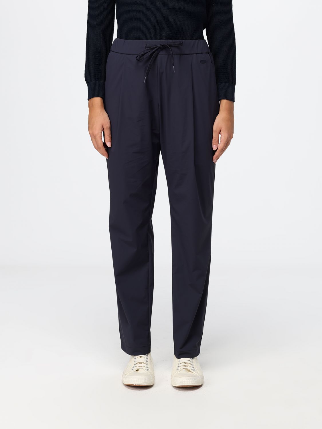 HERNO Pants Woman color Blue