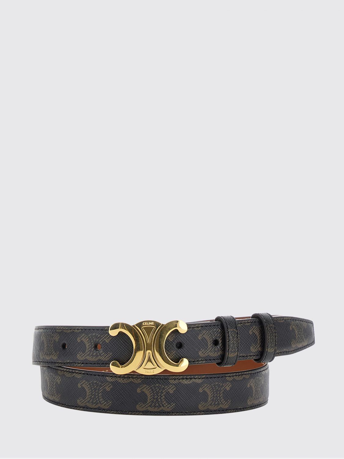 CELINE Belt Woman color Brown