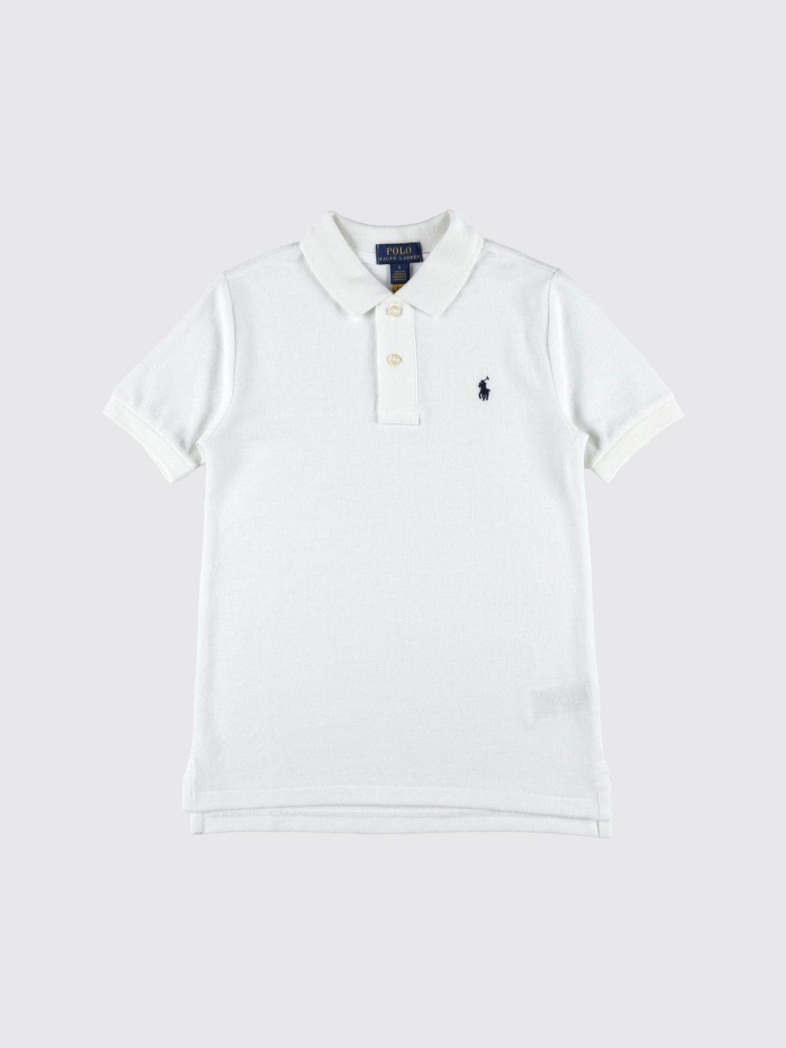 POLO RALPH LAUREN Baumwoll-Poloshirt für Jungen mit Pony-Stickerei