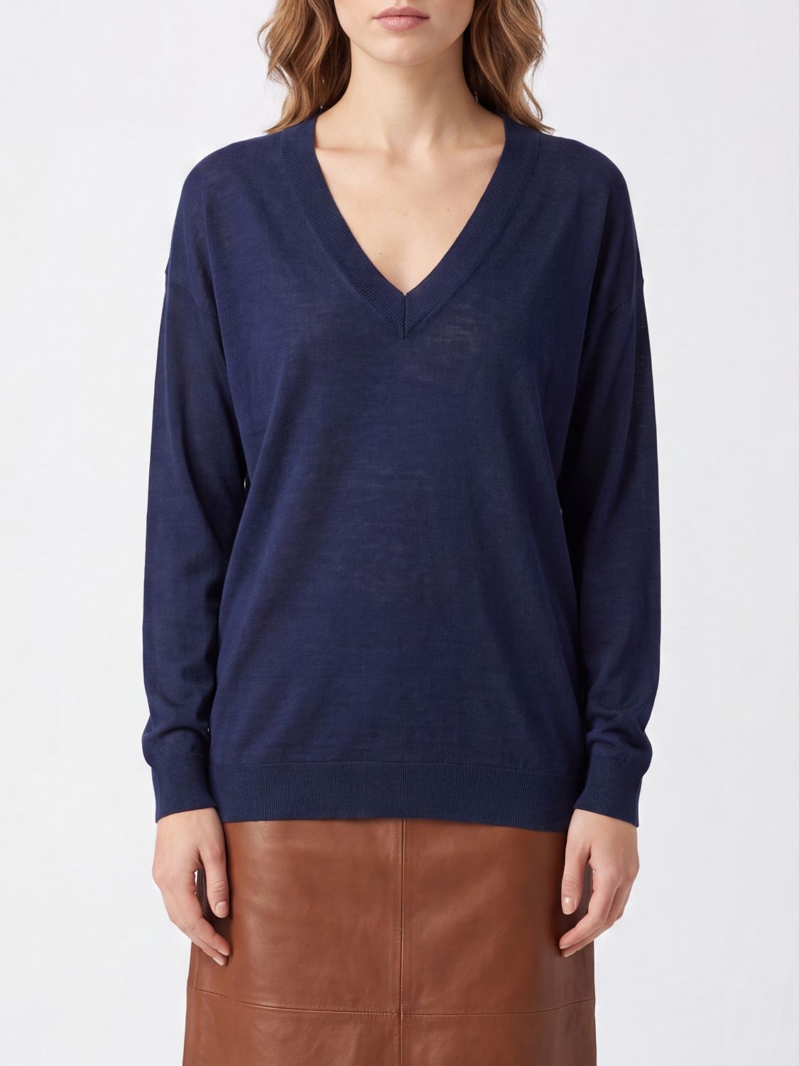 PAROSH Sweater Woman color Blue