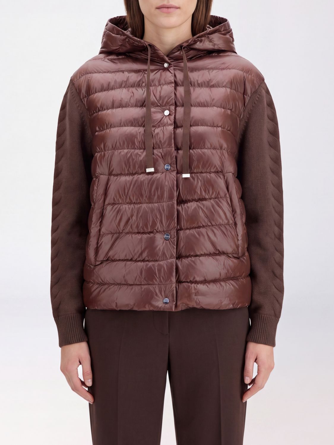 HERNO Jacket Woman color Brown