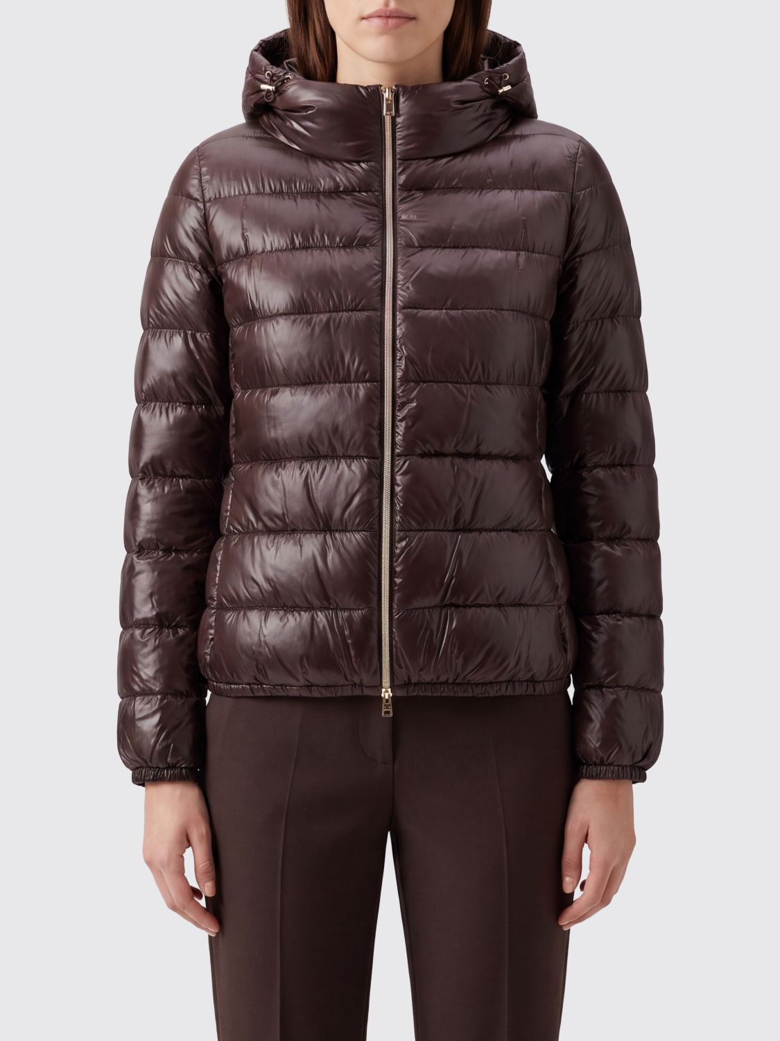 HERNO Jacket Woman color Brown