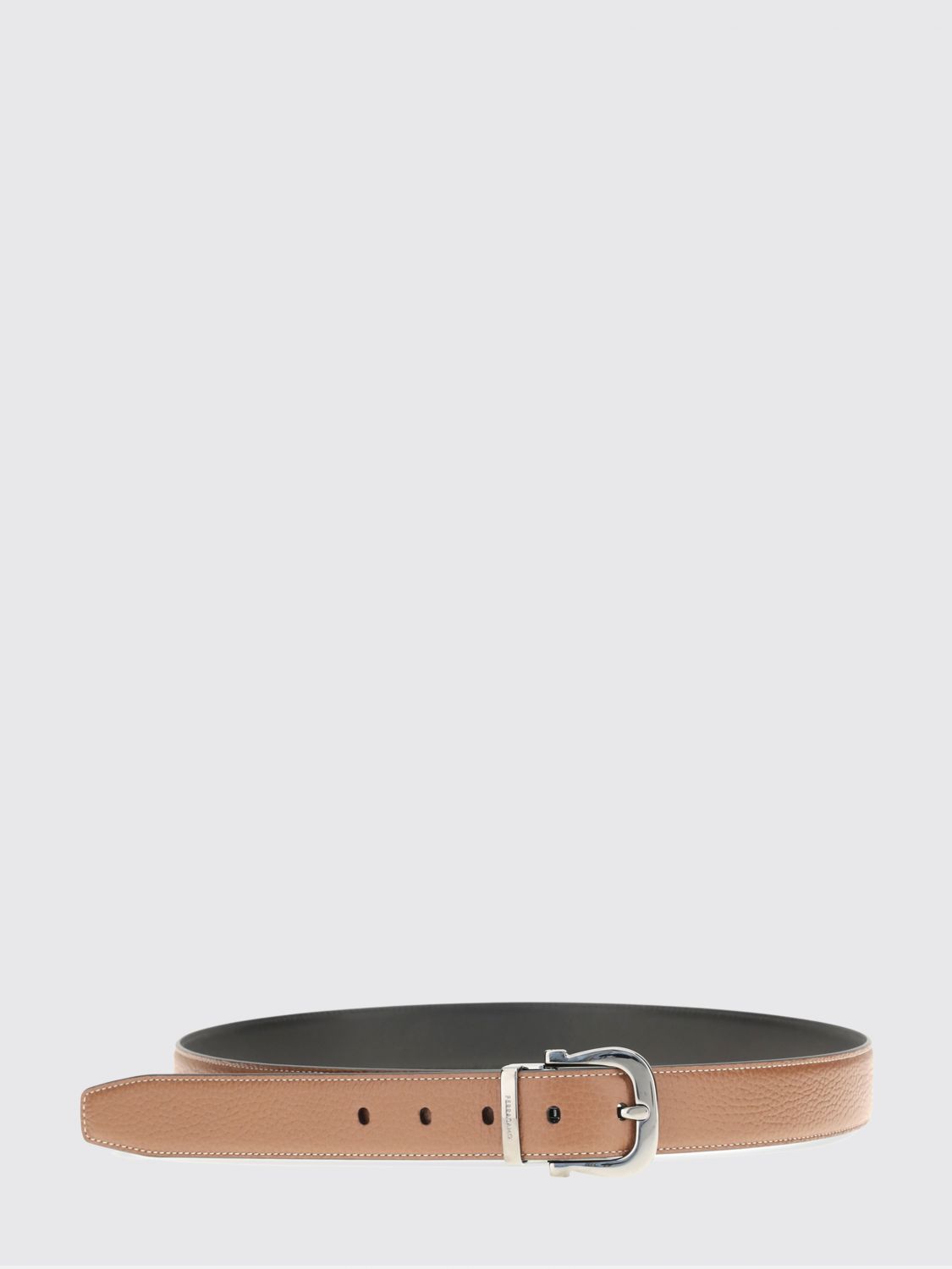 FERRAGAMO Belt Men color Brown