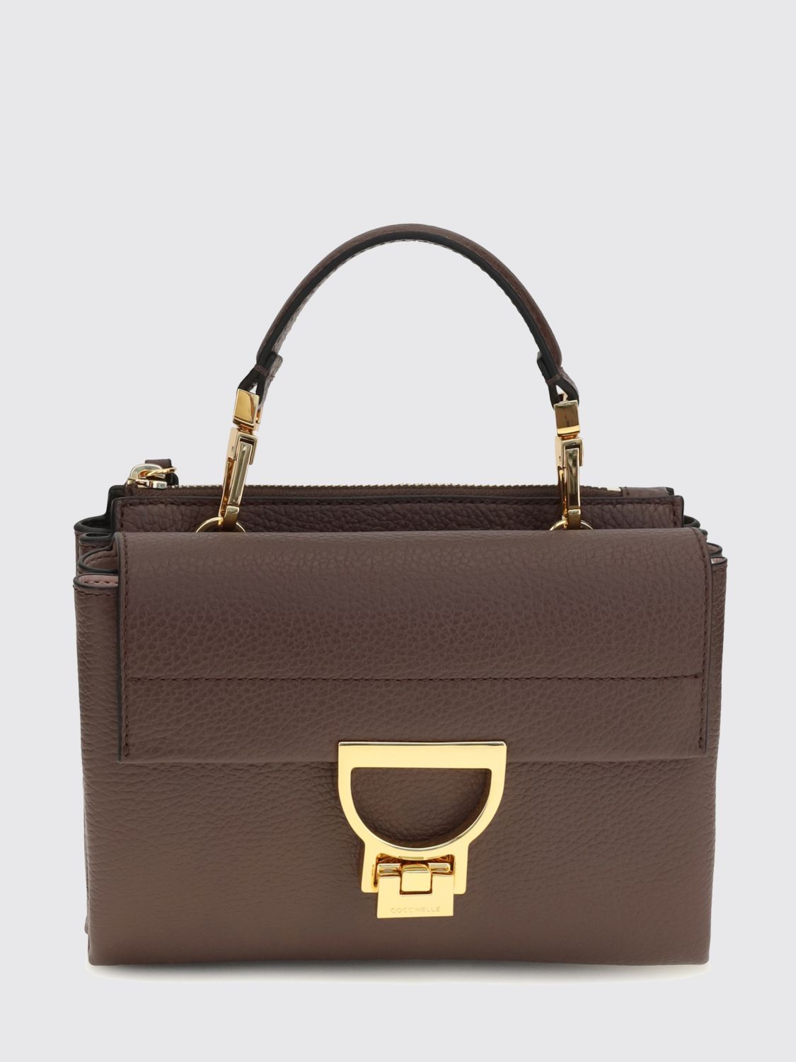 COCCINELLE Mini borsa a mano Arlettis in pelle a grana con tracolla