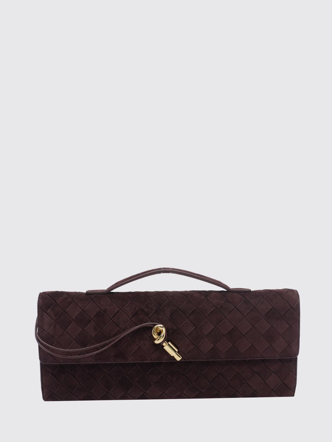 BOTTEGA VENETA Clutch Woman color Mahogany
