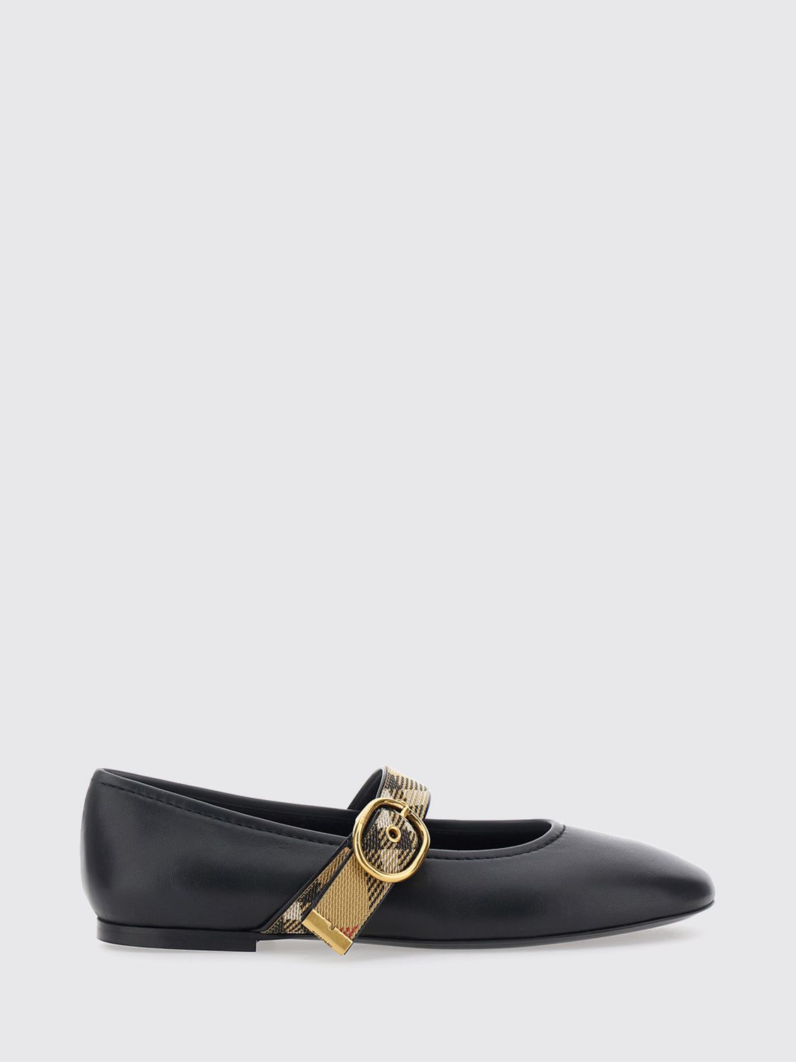 BURBERRY Ballet Flat Woman color Black