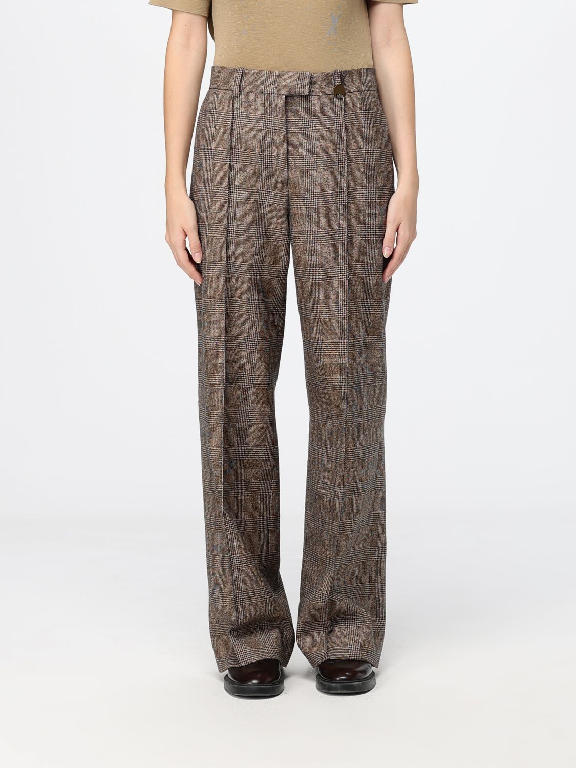 BURBERRY Pants Woman color Beige