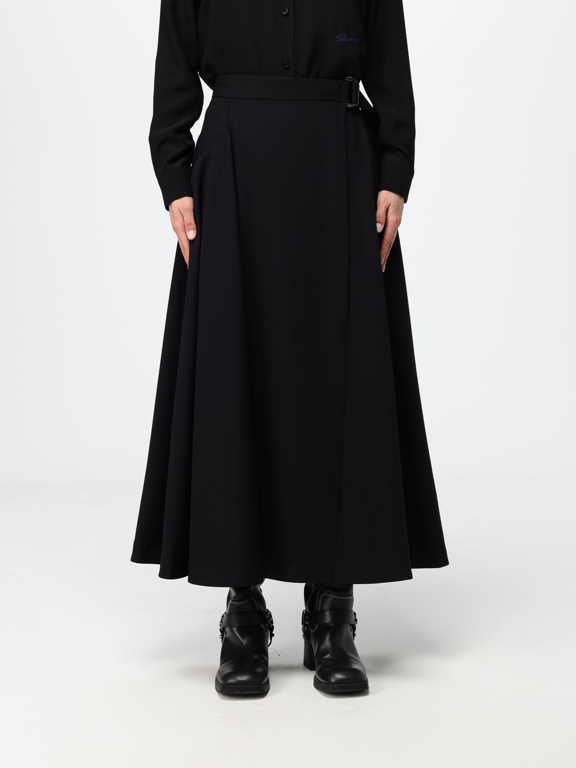 BURBERRY Skirt Woman color Black