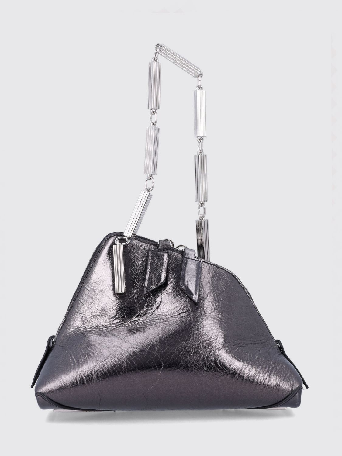 THE ATTICO Borsa La Scala in pelle cracklè