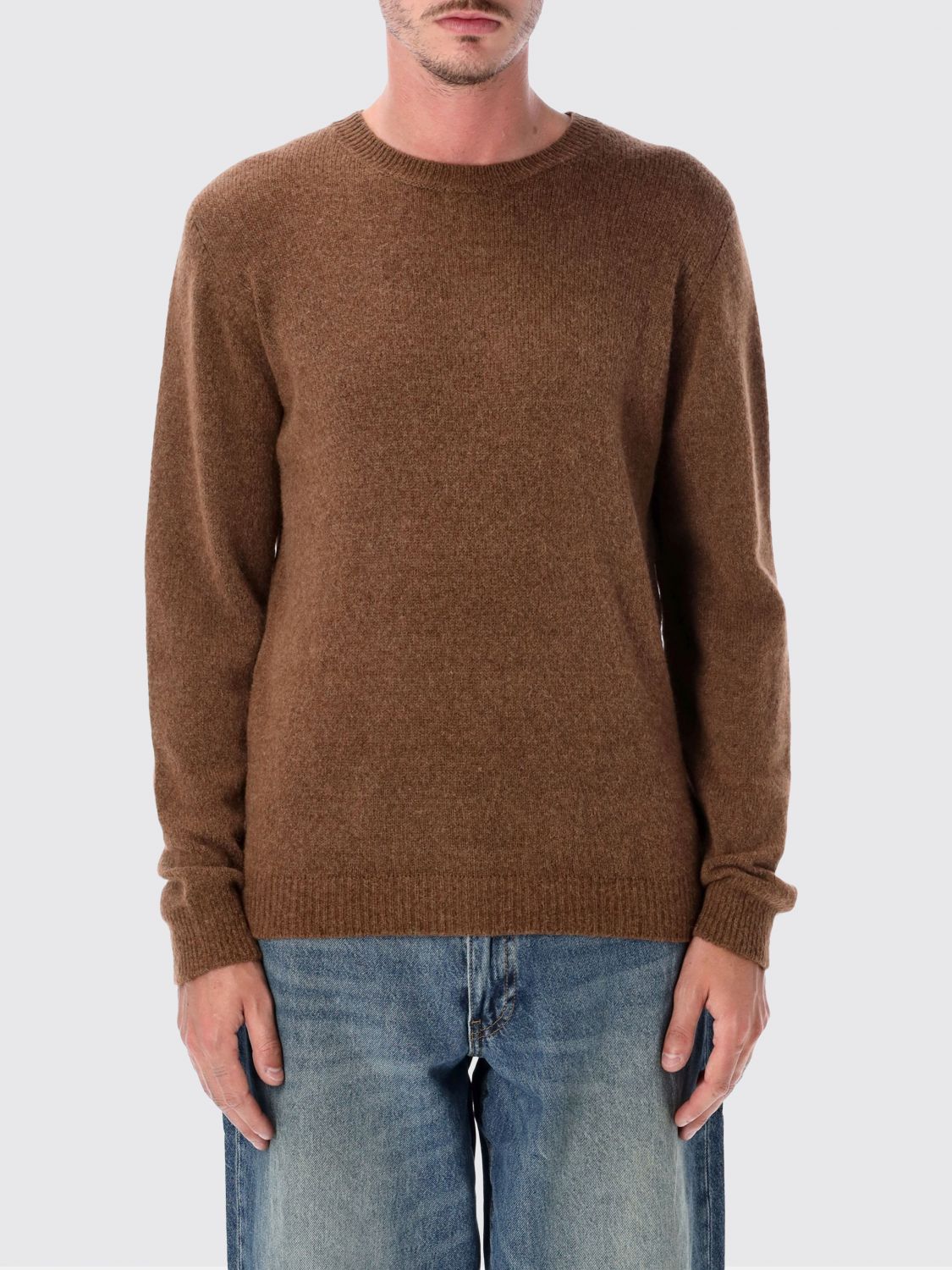 ROBERTO COLLINA Sweater Men color Tobacco