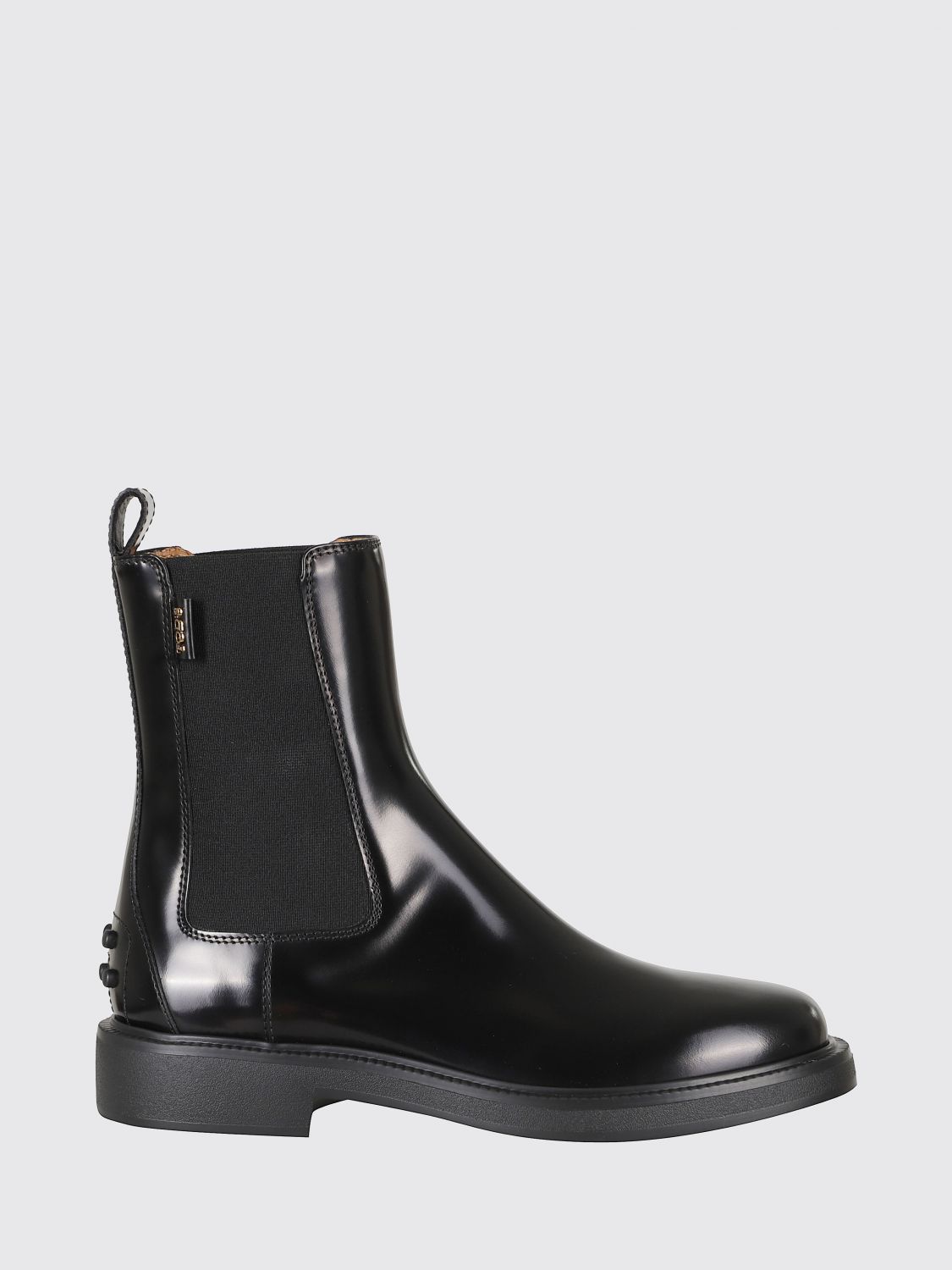 TOD'S Chelsea-Boots aus gebürstetem Leder mit Gommini-Noppen an der Ferse
