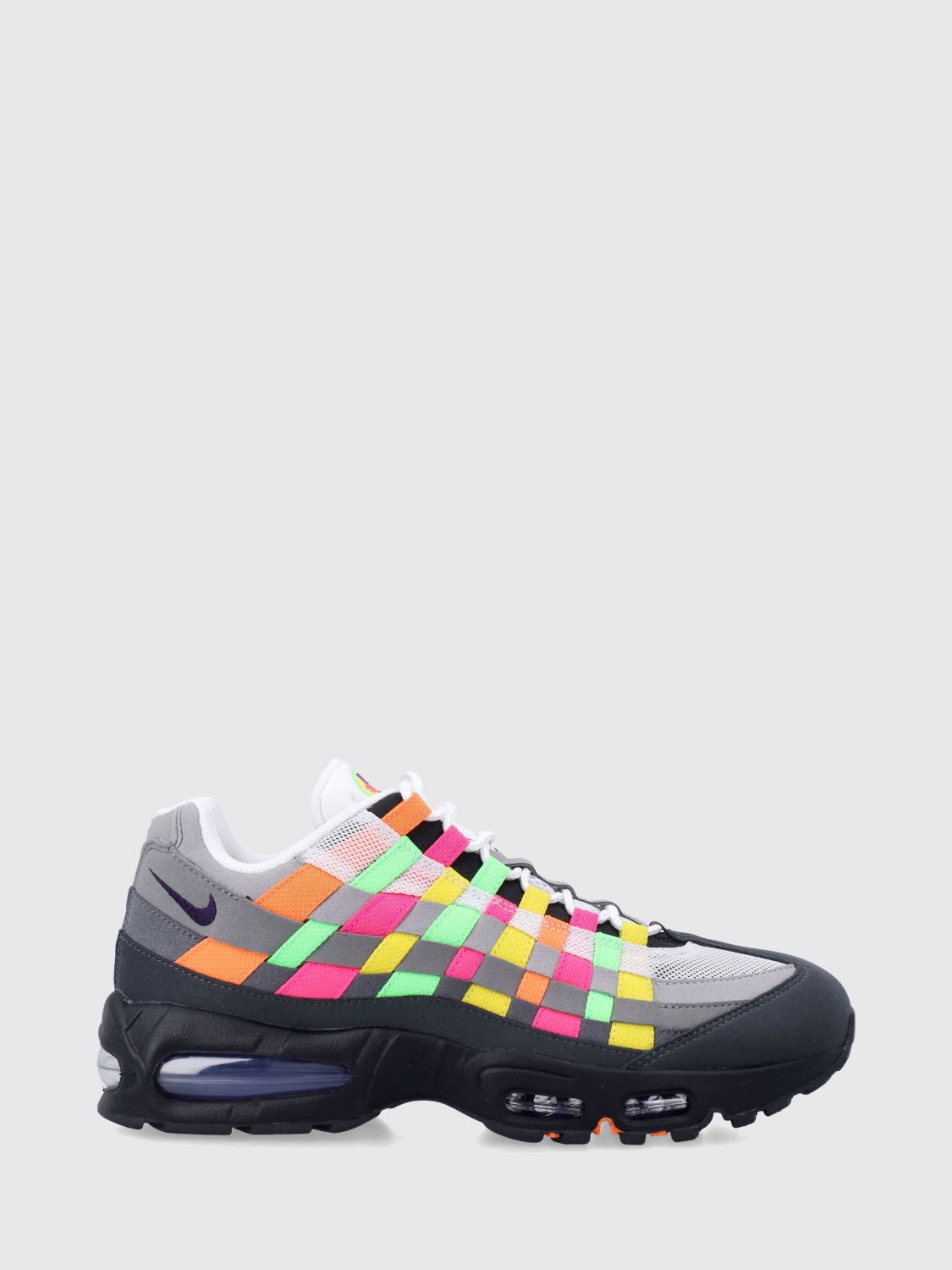 Nike Air Max 95 Big Bubble Sneakers in Mesh with Check Pattern and Swoosh