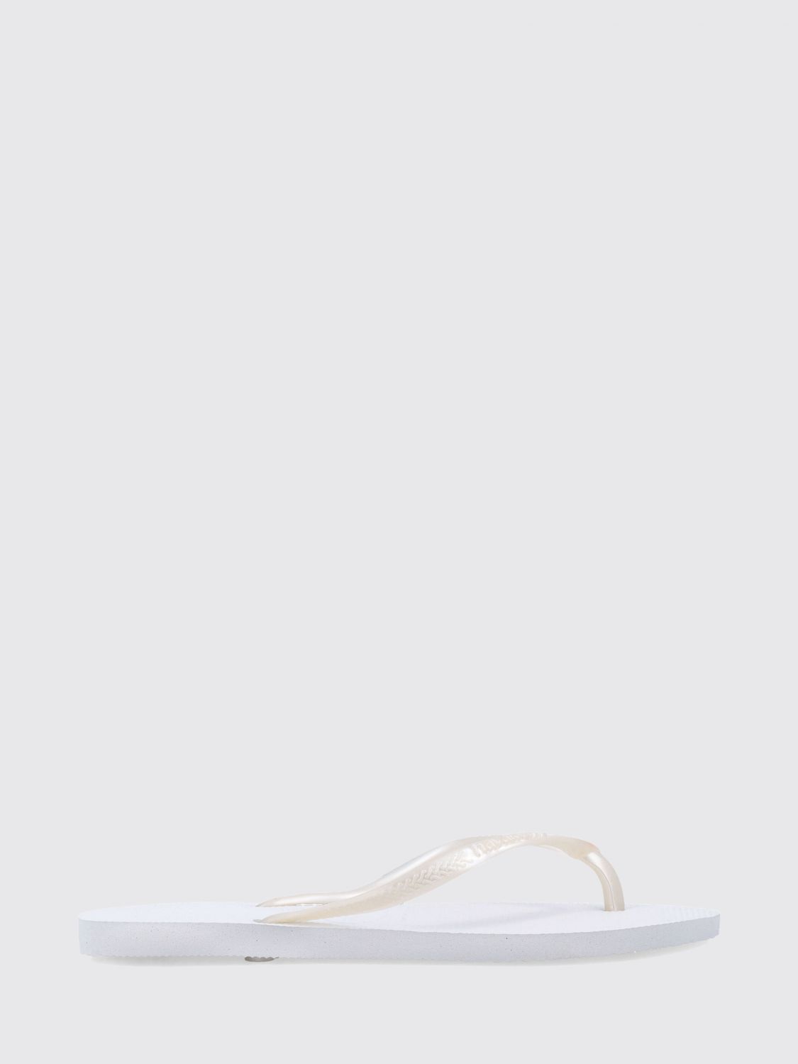 HAVAIANAS Slim Zehentrenner-Sandalen aus Gummi mit niedrigem Absatz und Logo