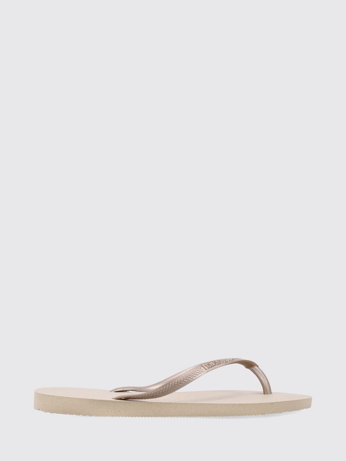 HAVAIANAS Slim Zehentrenner-Sandalen aus Gummi mit niedrigem Absatz und Logo