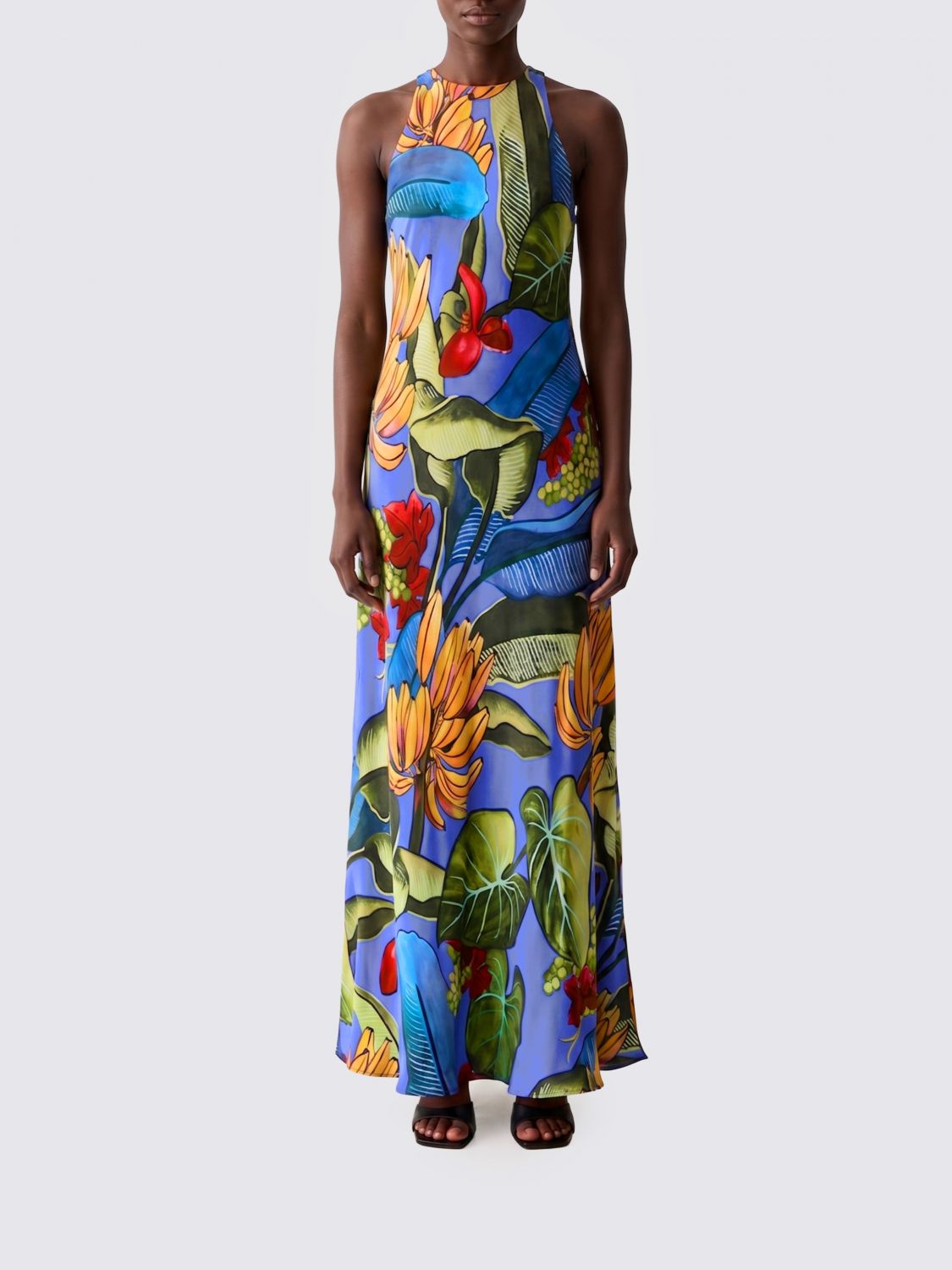 FARM RIO Dress Woman color Blue