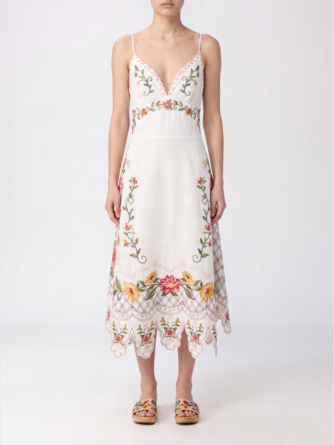 FARM RIO Dress Woman color White