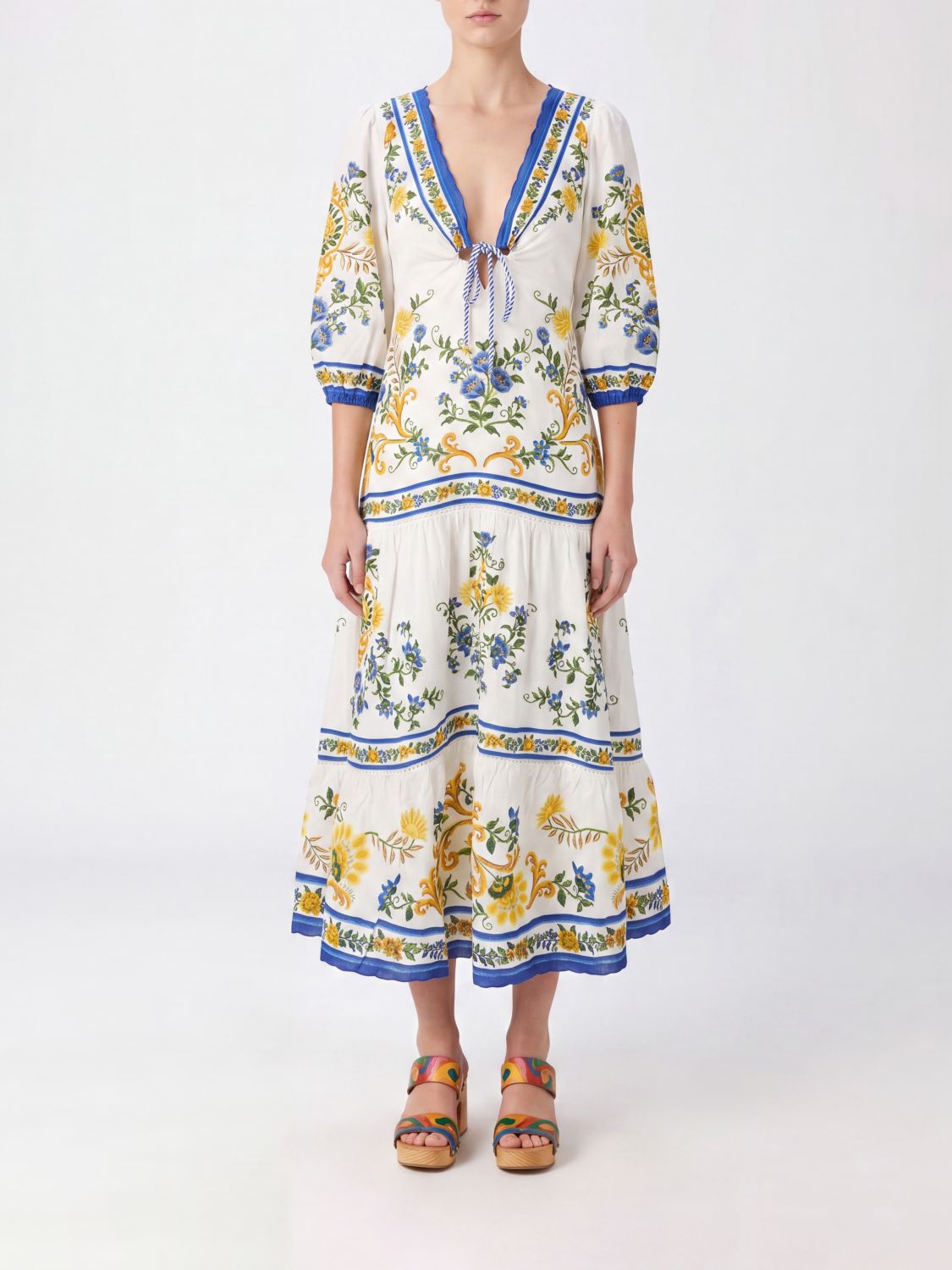FARM RIO Dress Woman color White