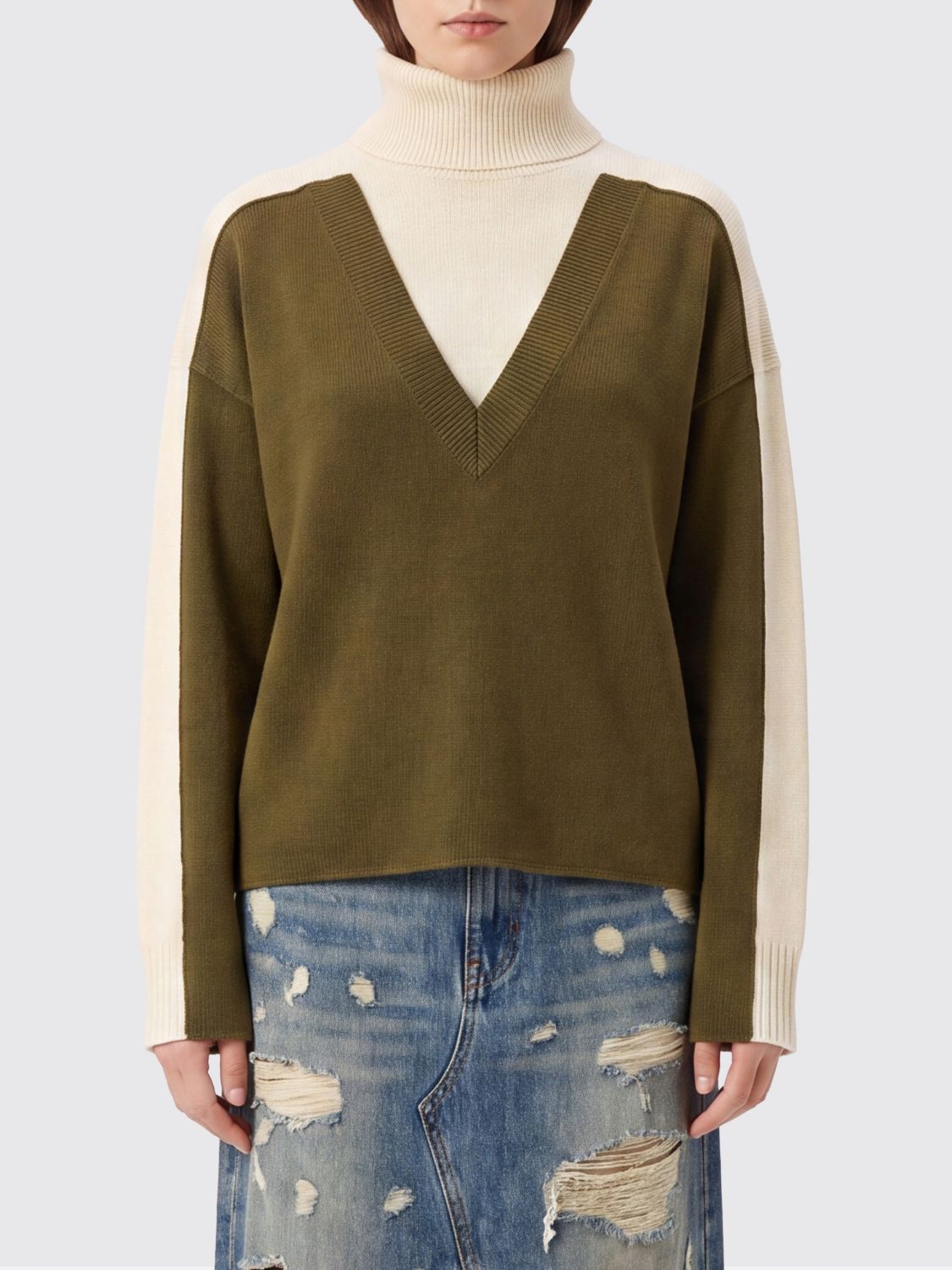 MM6 MAISON MARGIELA Sweater Woman color Green