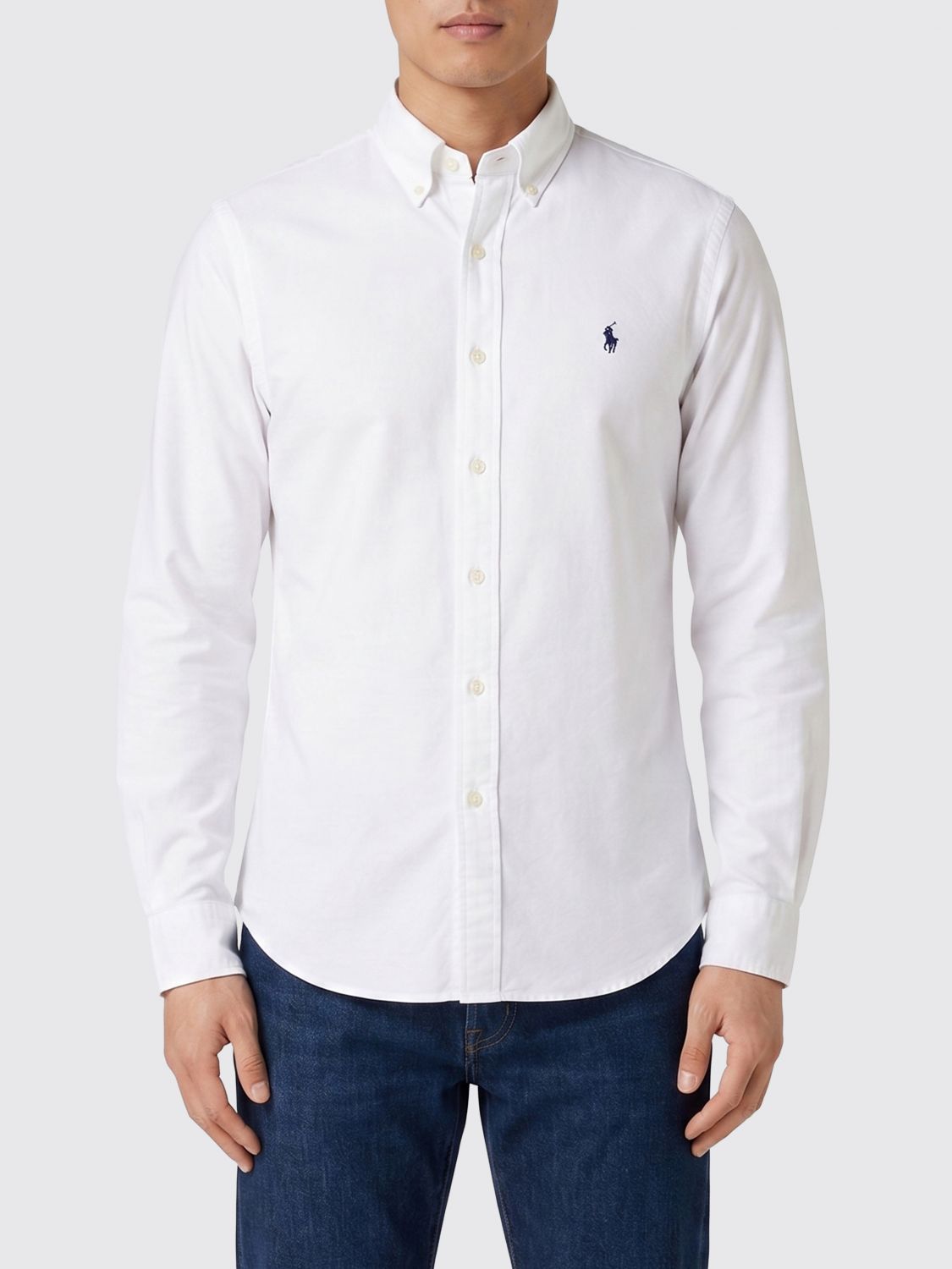 POLO RALPH LAUREN Slim-Fit Hemd aus Stretch-Baumwollpopeline mit Button-Down-Kragen
