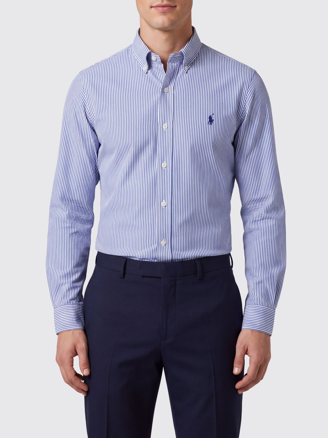 POLO RALPH LAUREN Slim-Fit Hemd aus Stretch-Baumwollpopeline mit Button-Down-Kragen
