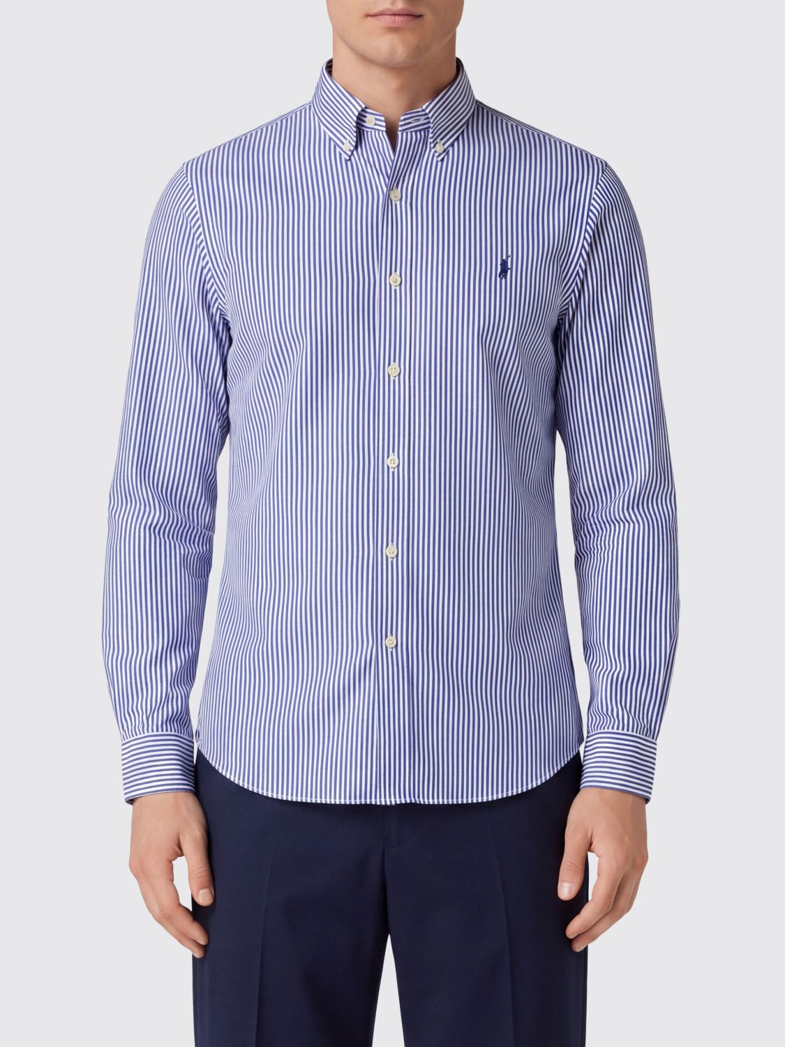 POLO RALPH LAUREN Slim-Fit Hemd aus Stretch-Baumwollpopeline mit Button-Down-Kragen