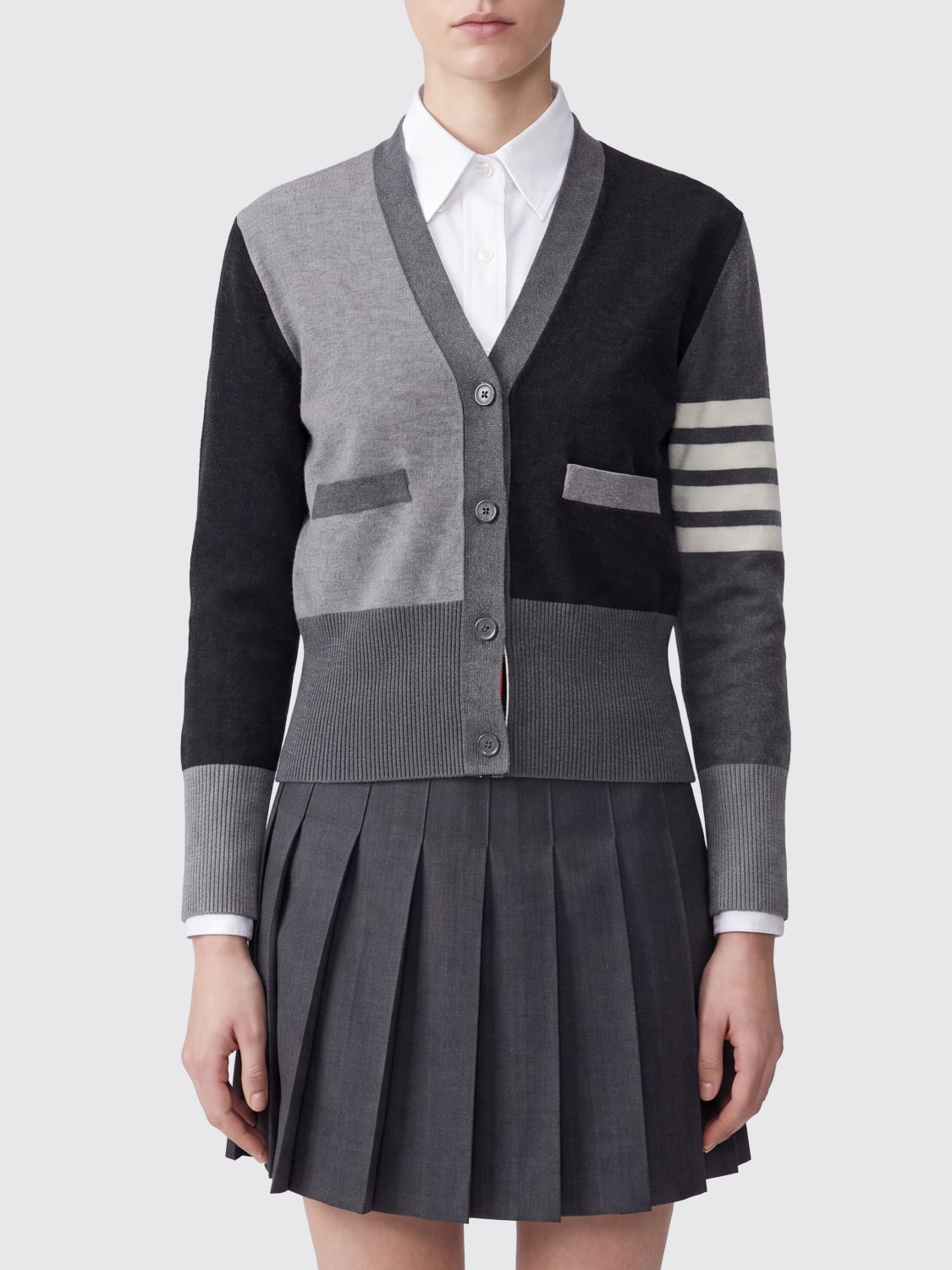 THOM BROWNE Sweater Woman color Grey