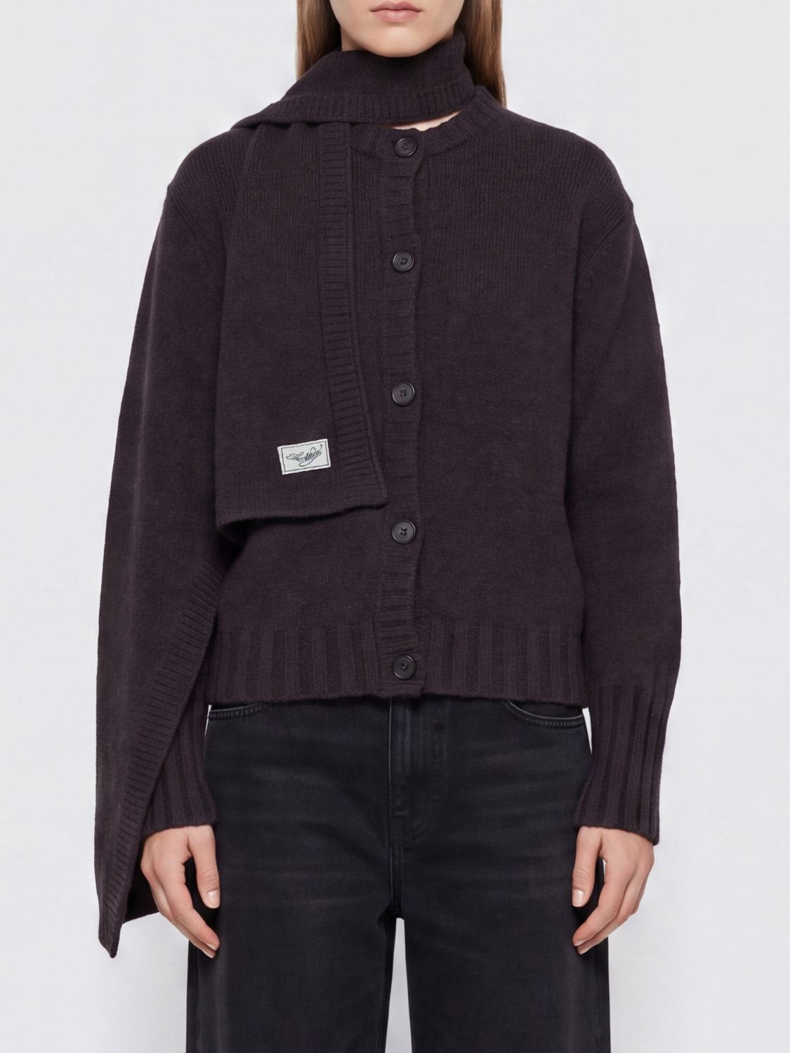 THE ATTICO Sweater Woman color Brown
