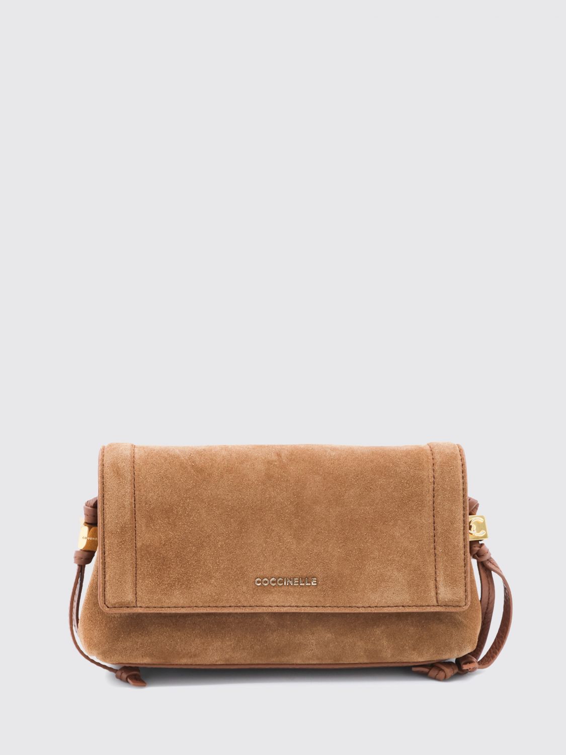 Coccinelle Thess Mini Suede Bag with Removable Shoulder Strap