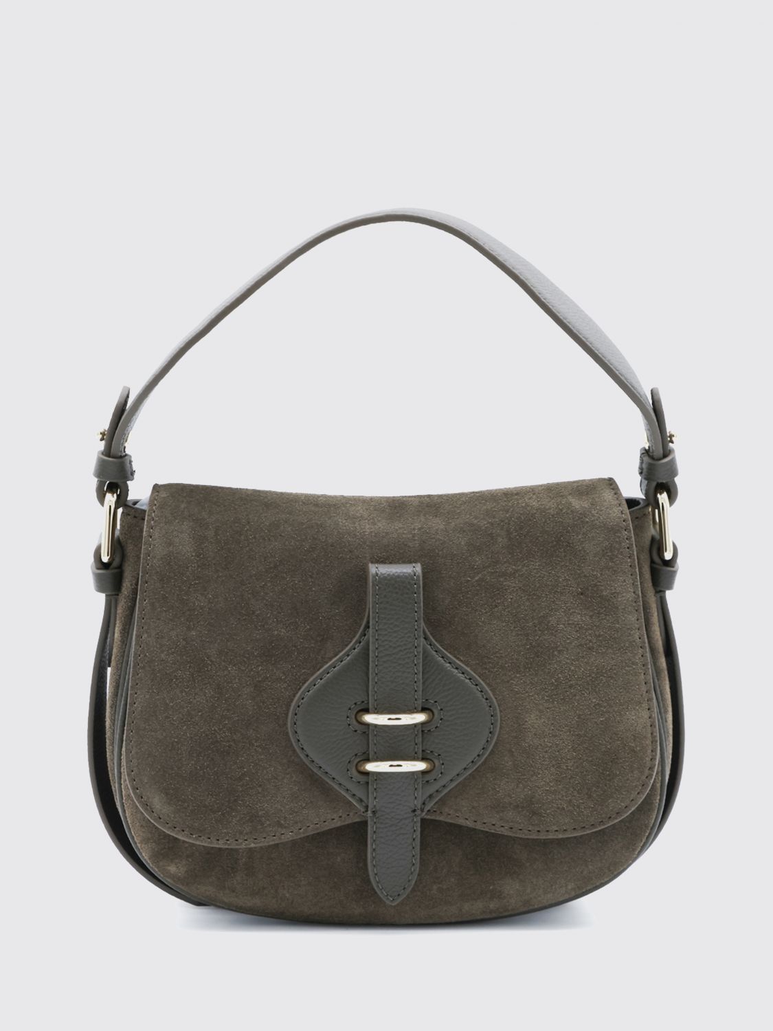 COCCINELLE Mavery Mini Schultertasche aus genarbtem Leder mit Riemen