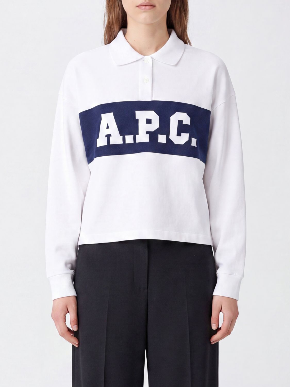 A. P.C. Polo Donna colore Bianco