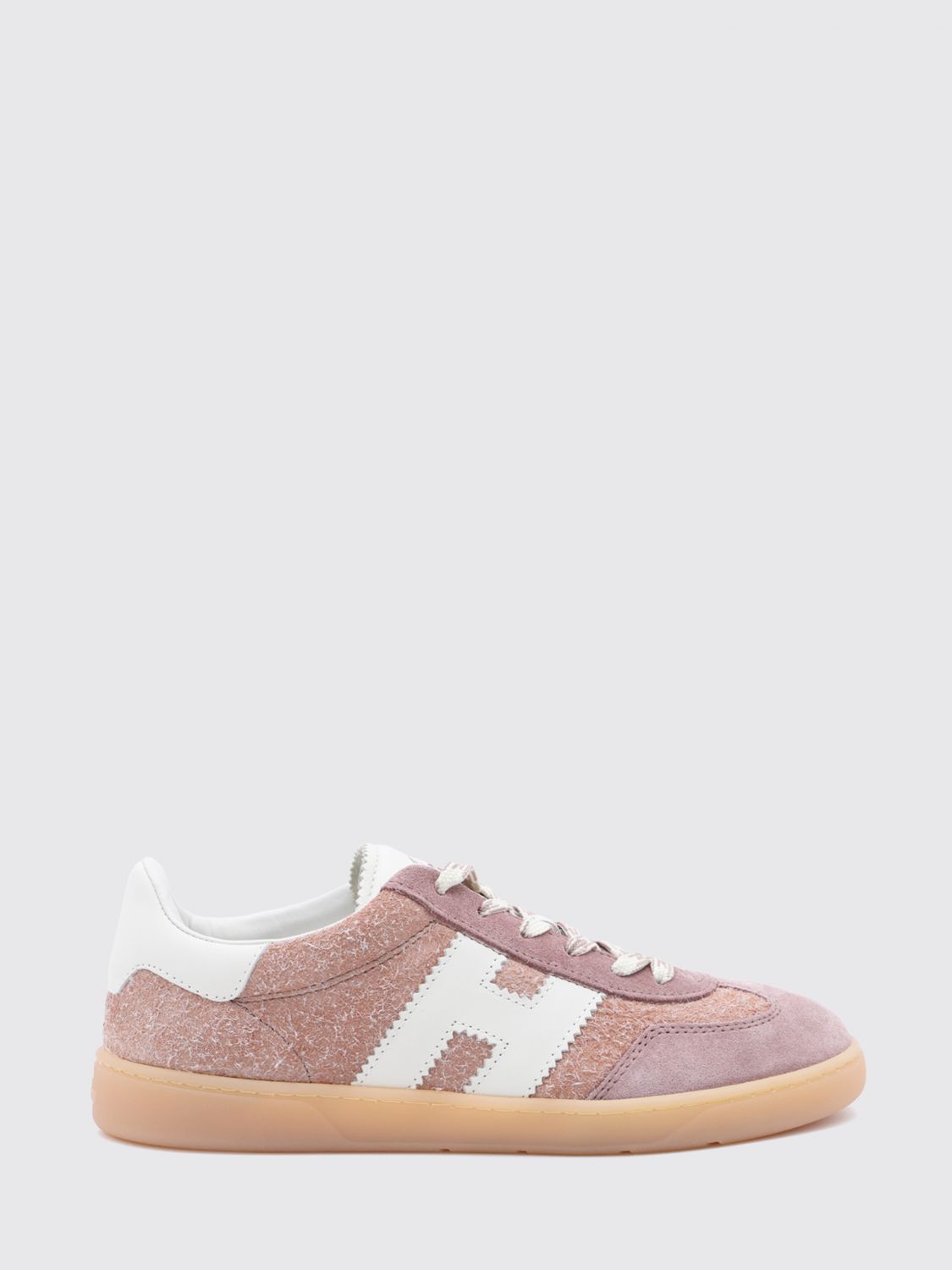 Hogan Cool Nubuck and Suede Leather Sneakers with Side Monogram