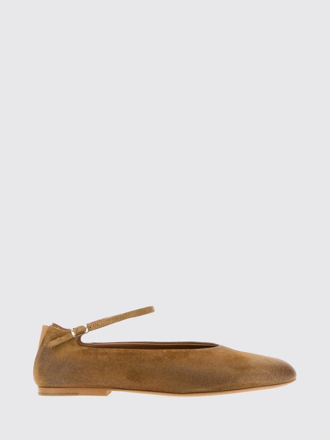 JIL SANDER Ballet Flat Woman color Brown