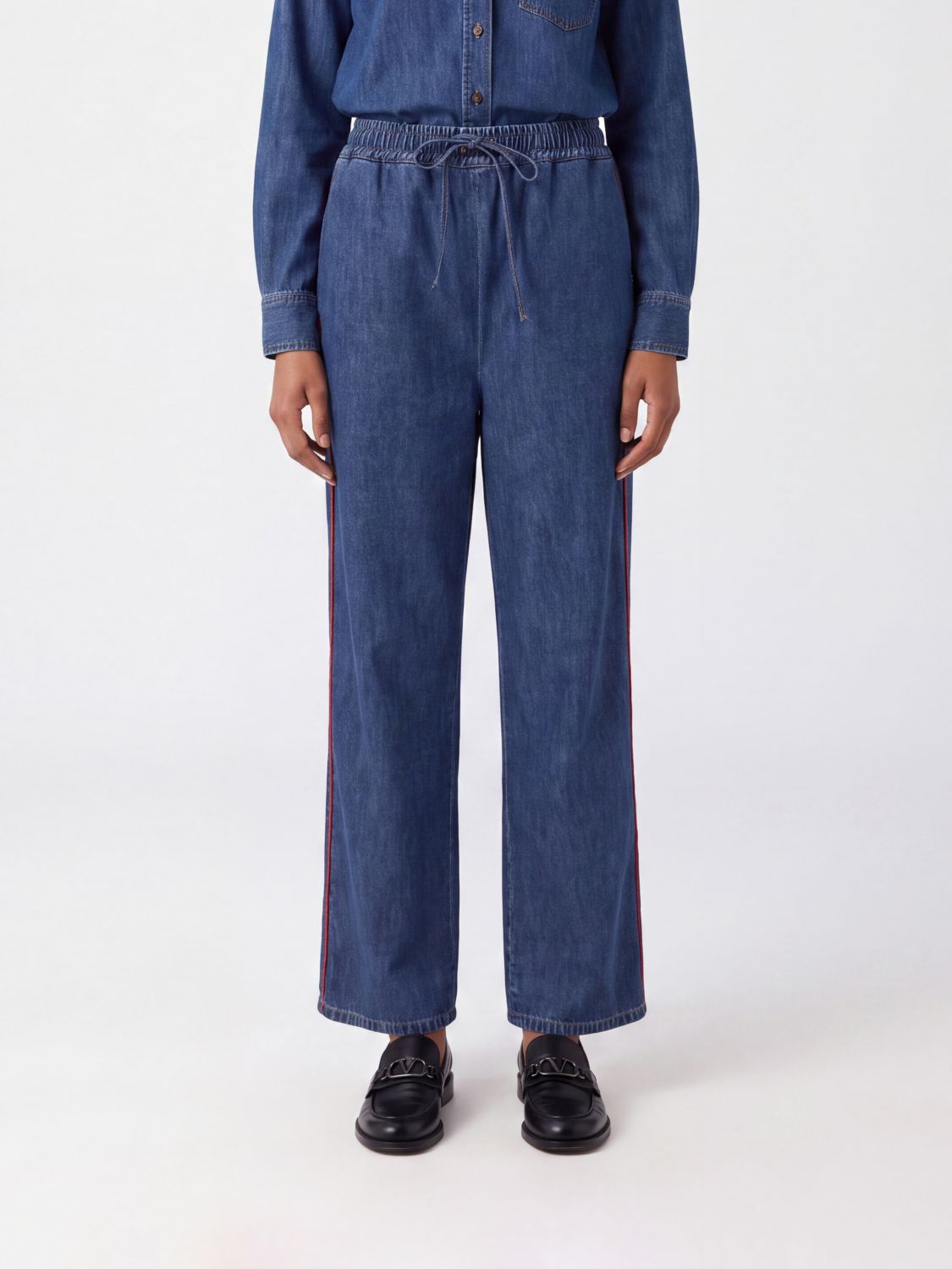VALENTINO GARAVANI Pants Woman color Denim