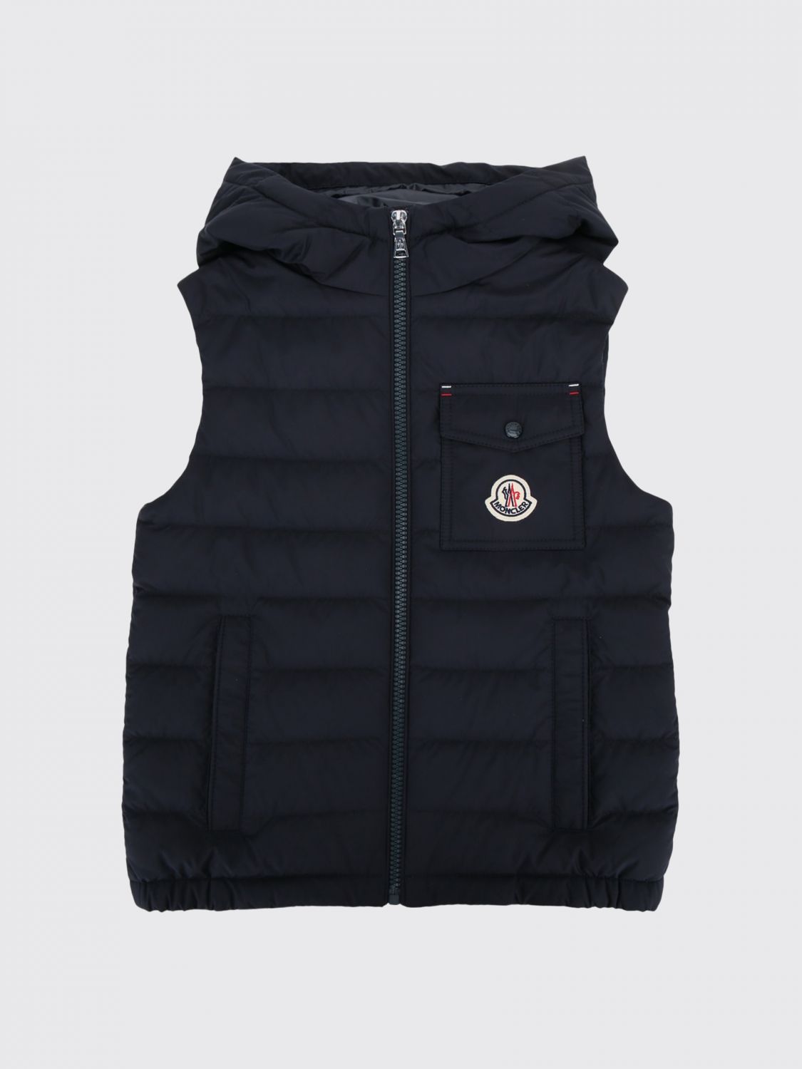 MONCLER Waistcoat Kids color Navy