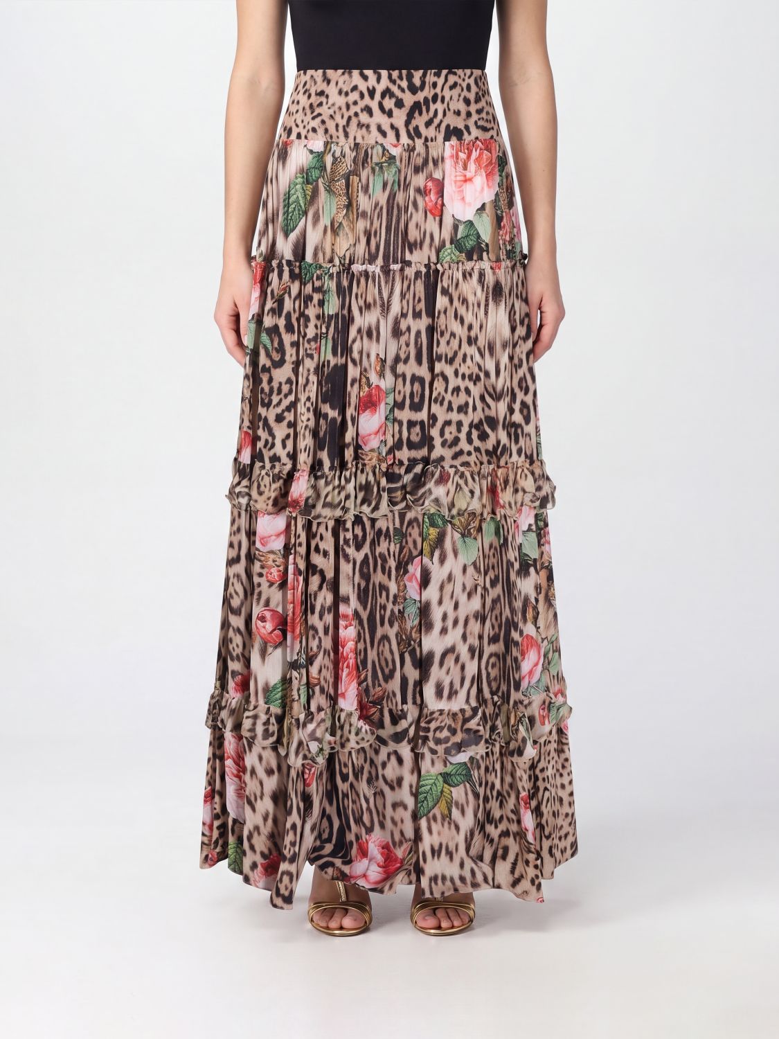 ROBERTO CAVALLI Skirt Woman color Natural