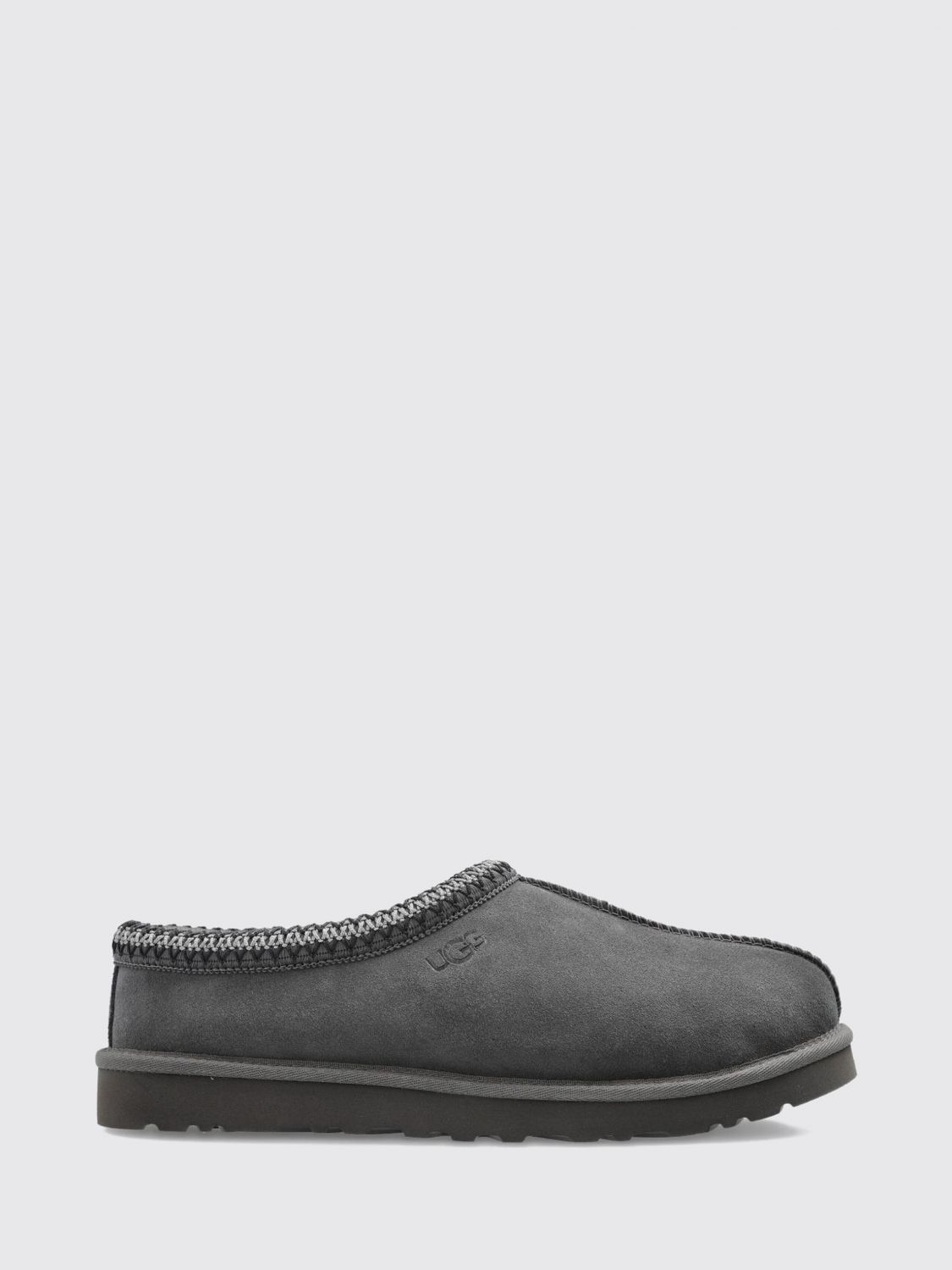UGG Tasman II Wildlederpantoffeln mit Wollfutter und Kontrastnähten