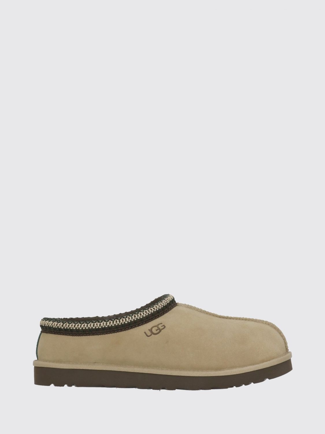 UGG Sabot Tasman II in pelle scamosciata con interni in lana e cuciture a contrasto