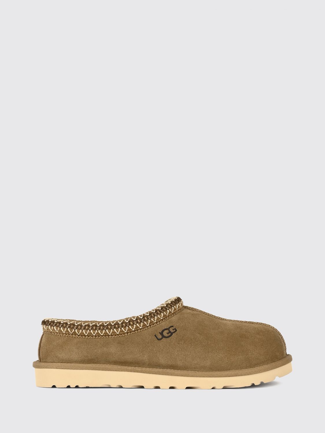 UGG Sabot Tasman II in pelle scamosciata con interni in lana e cuciture a contrasto
